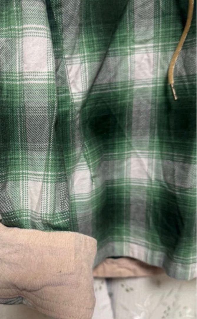 Number (N)ine Corduroy Fleece Collar Plaid Flannel Shirt Size US M / EU 48-50 / 2 - 3 Thumbnail