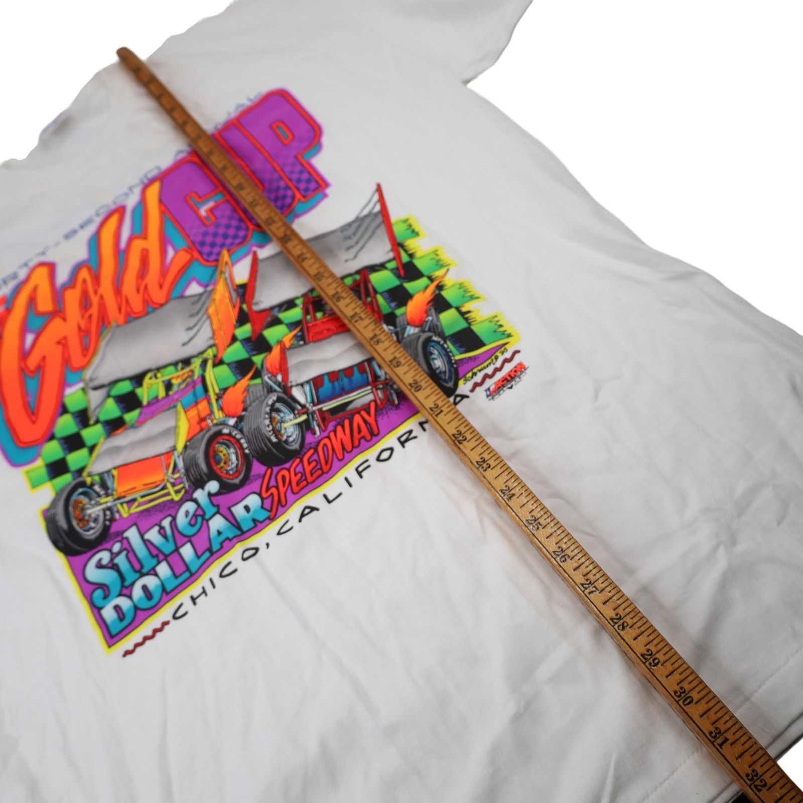 Vintage VTG 1995 Silver Dollar Speedway Gold Cup Sprint Car T Size US XL / EU 56 / 4 - 9 Thumbnail