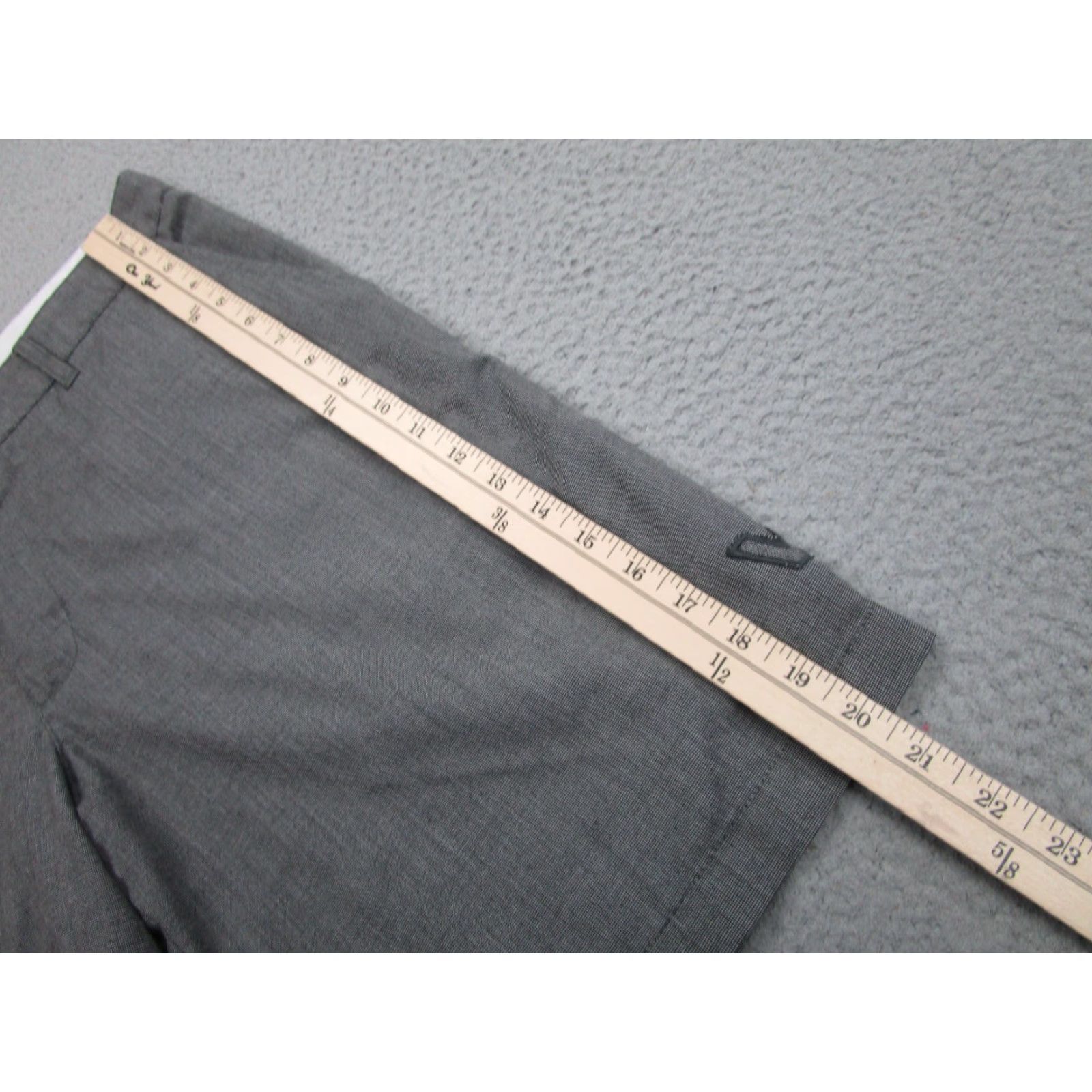 RVCA RVCA Shorts Mens 33 Gray Chino Surfer Skater Casual Zip Size US 33 - 3 Thumbnail