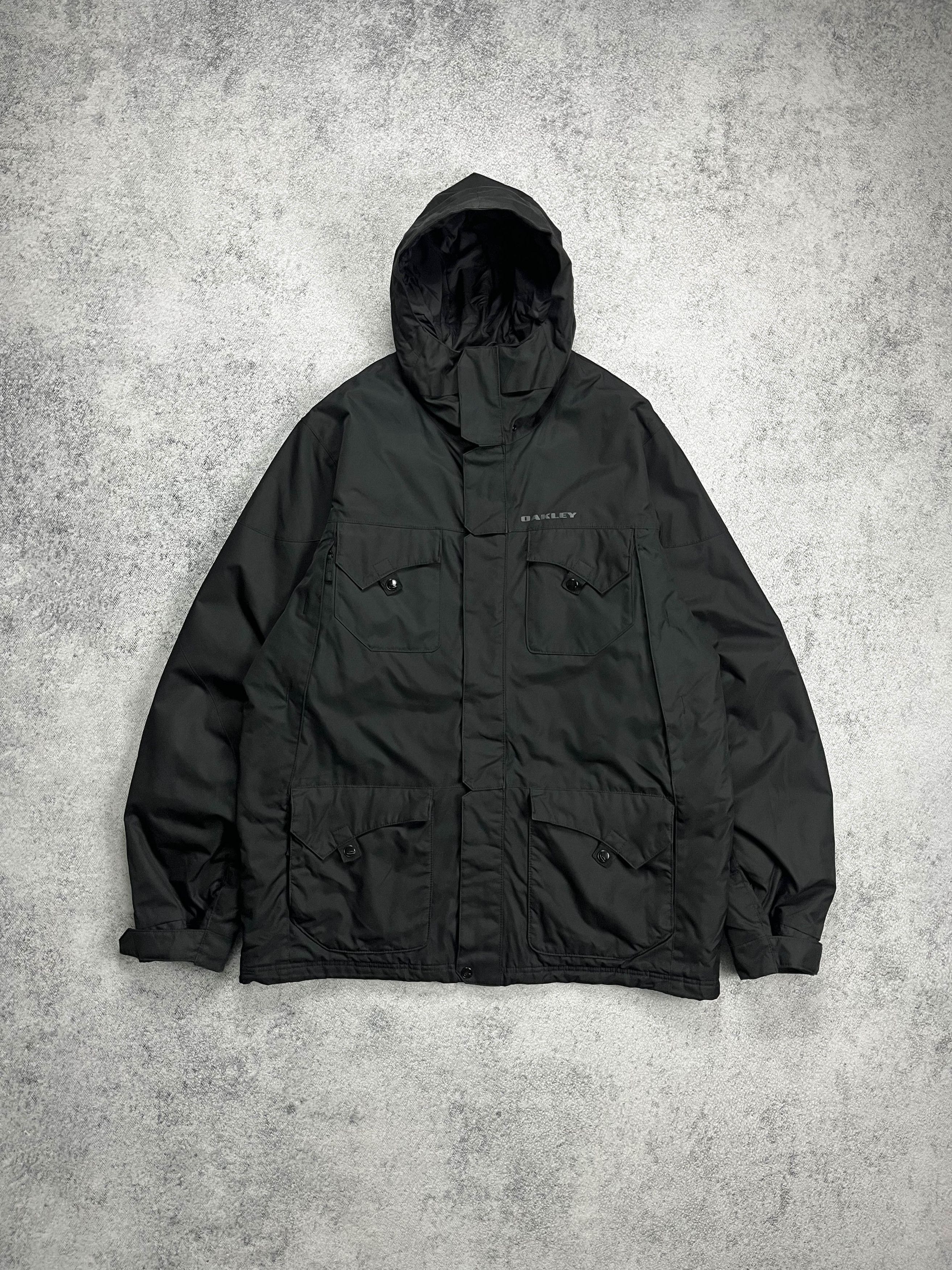 image of Oakley Multipocket Ski Jacket in Black, Men's (Size XL)