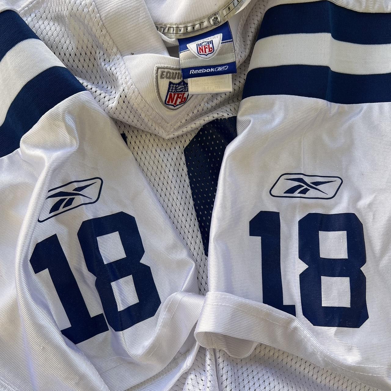 NFL × Reebok × Vintage INDIANAPOLIS COLTS PEYTON MANNING Jersey Size US XL / EU 56 / 4 - 6 Thumbnail