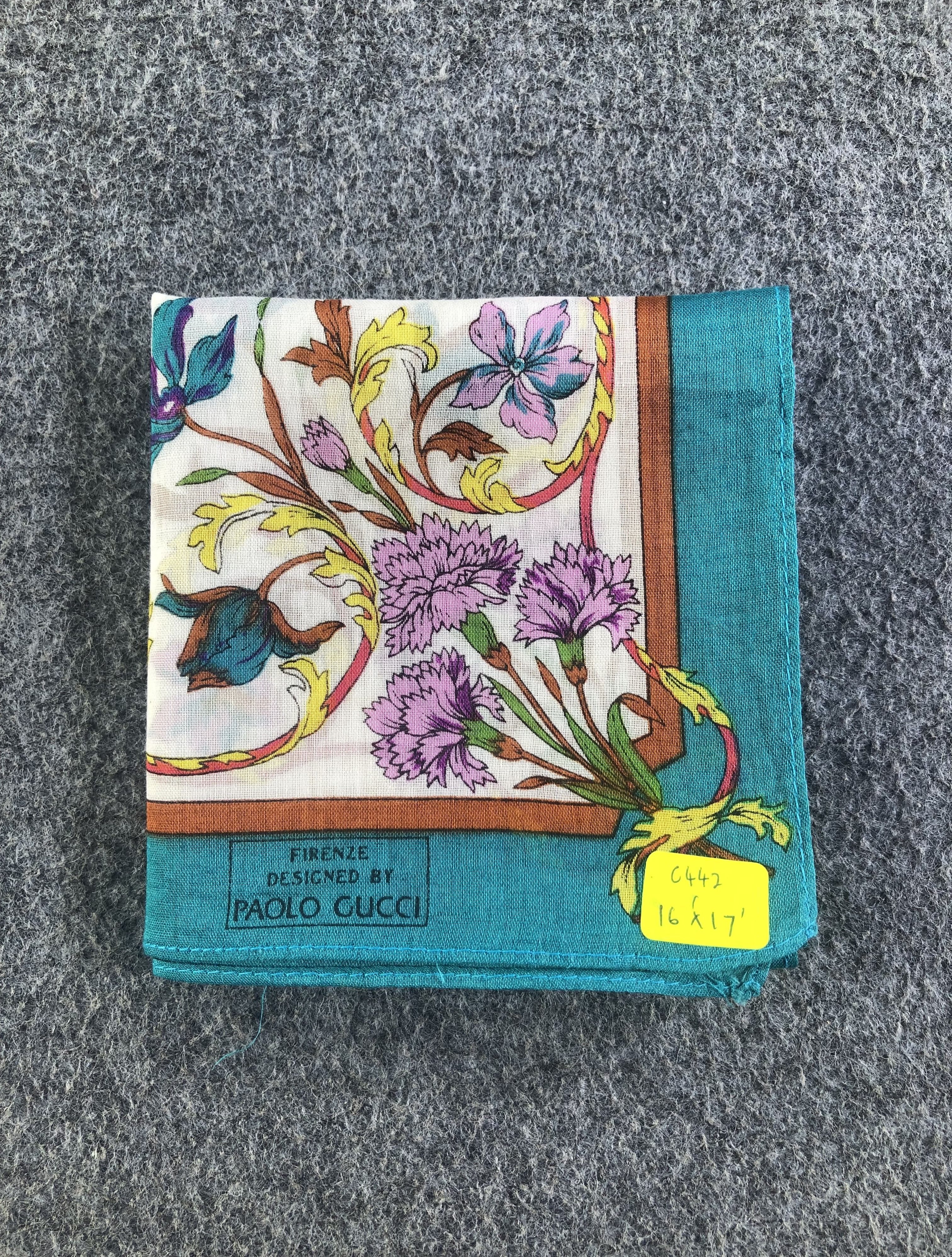 Paolo Gucci Paolo Gucci Handkerchief / Bandana / Neckerchief C442 Size ONE SIZE - 7 Thumbnail