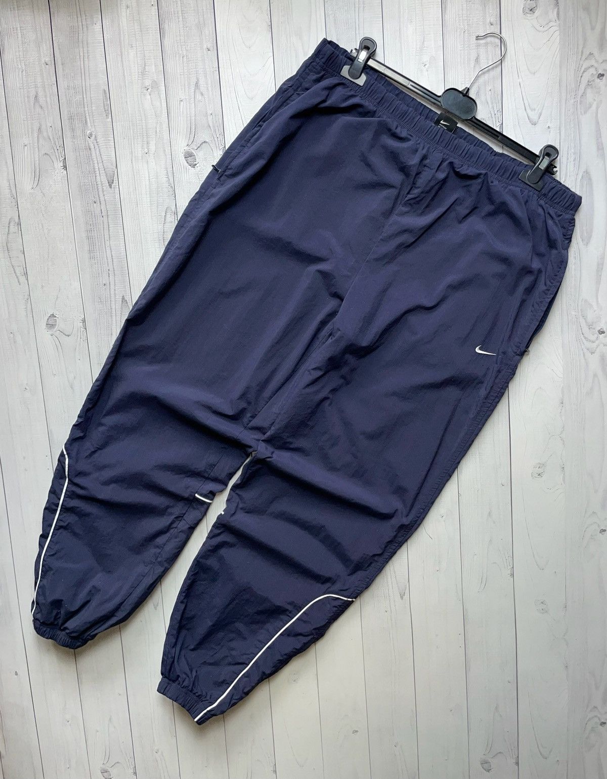 Nike × Vintage Vintage Nike joggers pants size XL logo drill Y2K Size US 36 / EU 52 - 1 Thumbnail