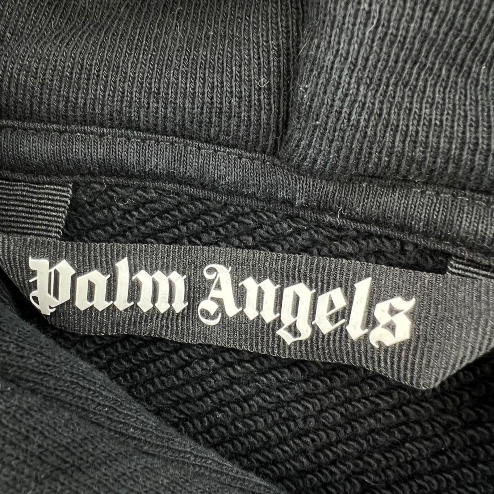 Palm Angels Palm Angels Curved Logo Black Hoodie Size US S / EU 44-46 / 1 - 3 Thumbnail