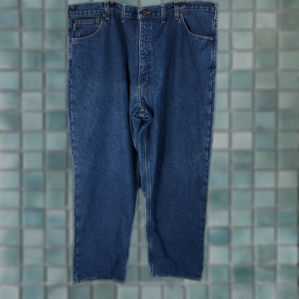Carhartt Carhartt Jeans Mens Casual Relaxed Fit Straight Blue Denim Lined Size 46X30 US A Seller Mens Regular 46X30 Blue 90s? No, keep to best. Size US 30 / EU 46 - 1 Thumbnail