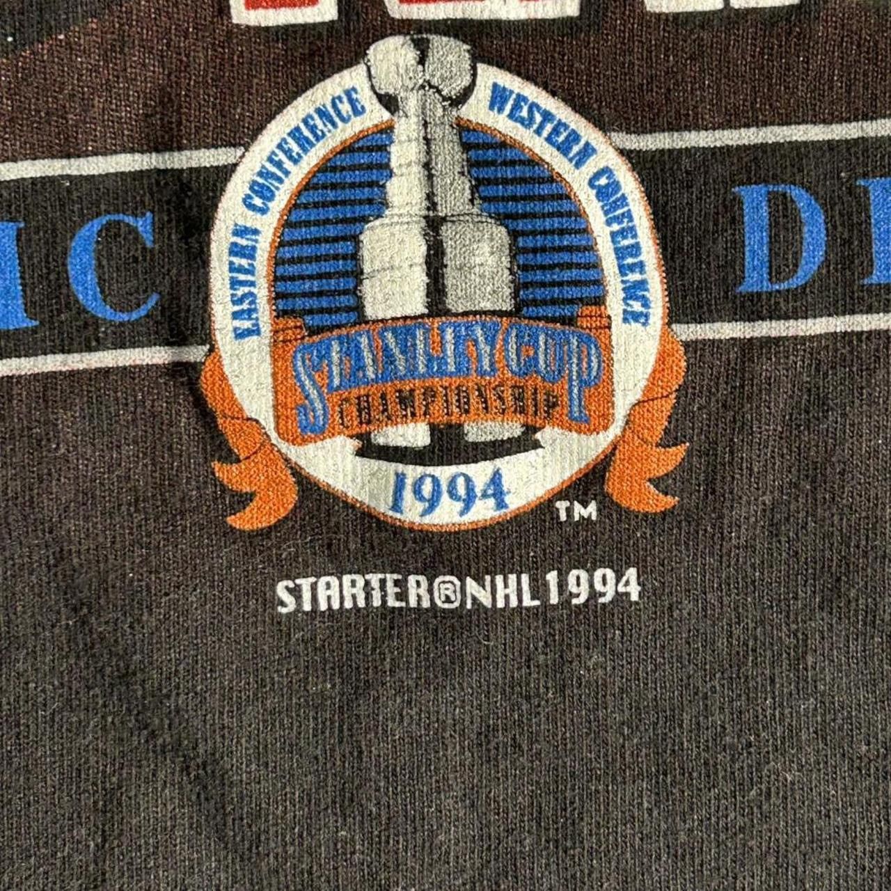 Starter 1994 New York Rangers Stanley Cup Final vintage black tshirt Size US XL / EU 56 / 4 - 4 Thumbnail