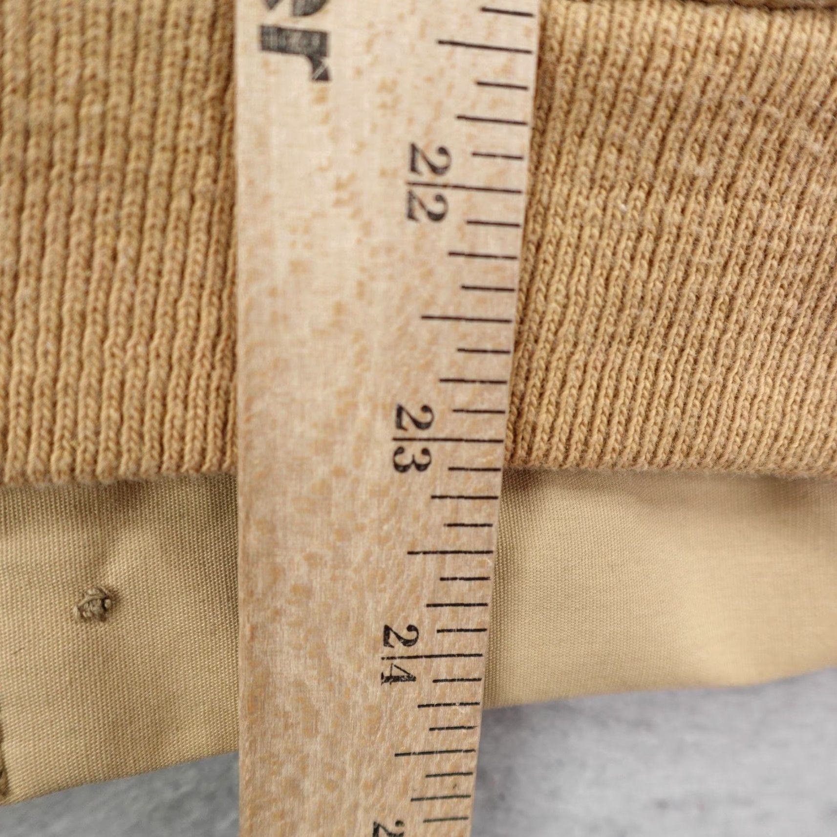 Sears VINTAGE Sears Jacket Mens M Khaki Tan Flannel Lined Bomber Coat Zip Up 80s Size US M / EU 48-50 / 2 - 7 Thumbnail