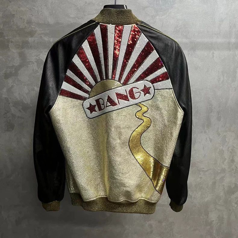 Saint Laurent Paris Saint Laurent Paris Saint Laurent Black Baseball Jacket wi Size US L / EU 52-54 / 3 - 2 Thumbnail