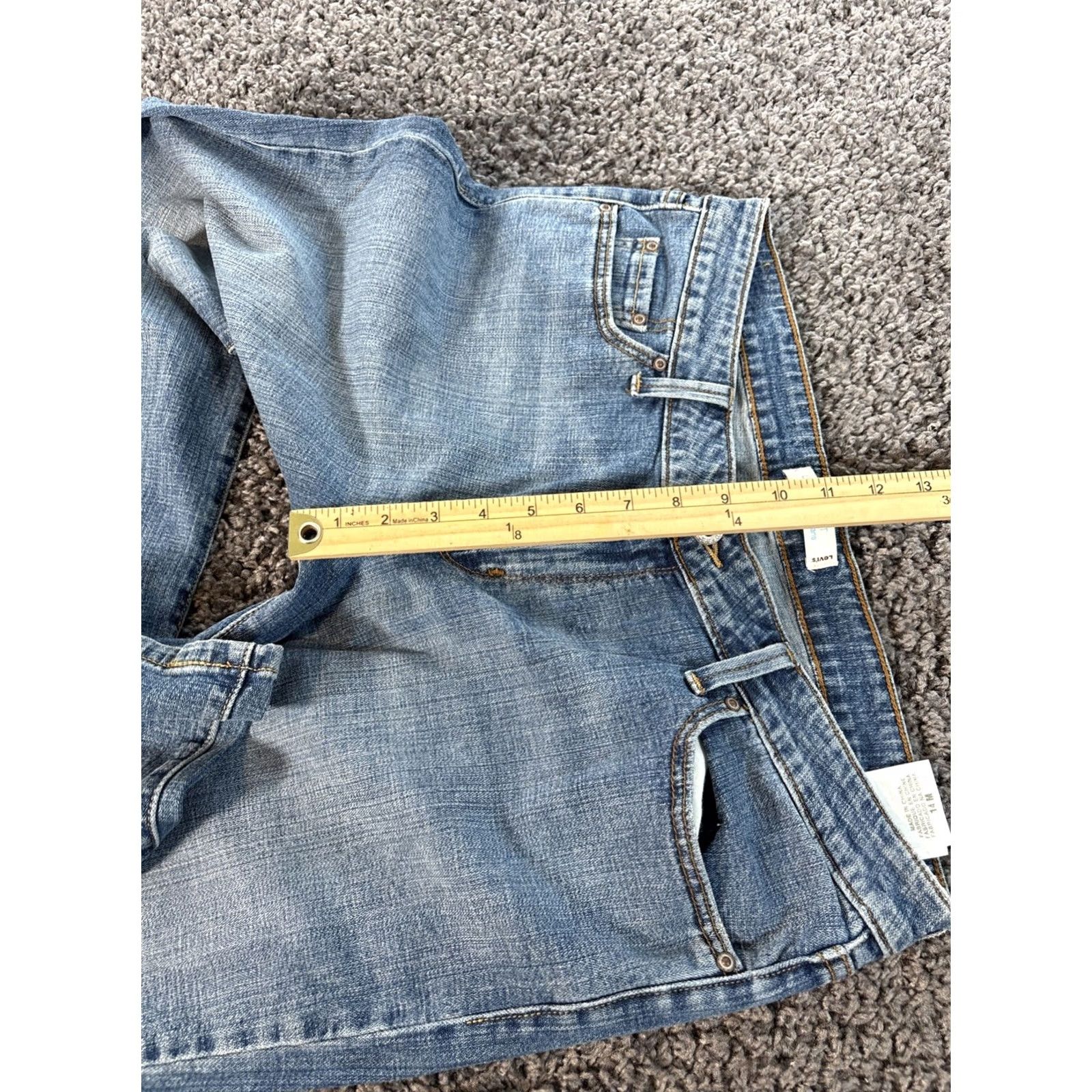 Levi's VINTAGE Levi’s 545 Low Rise Stretch Womens Jeans 34x31 Bootcut Light Wash Size 24" / US 00 / IT 34 - 5 Thumbnail