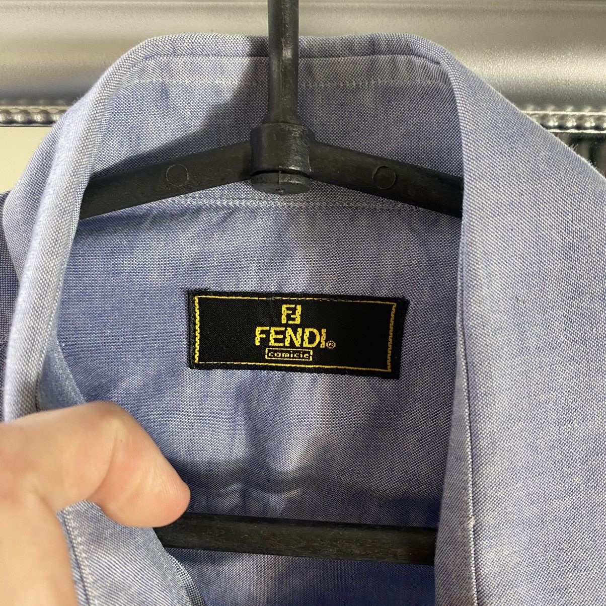Fendi Vintage Fendi shirt Size US L / EU 52-54 / 3 - 3 Thumbnail