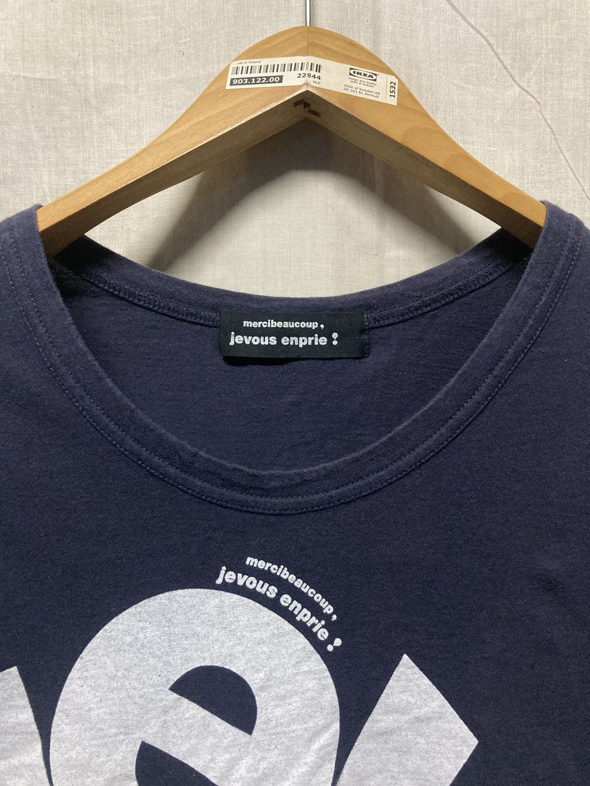 Issey Miyake × mercibeaucoup Mercibeaucoup Issey Miyake Navy Tee Size XS / US 0-2 / IT 36-38 - 4 Thumbnail