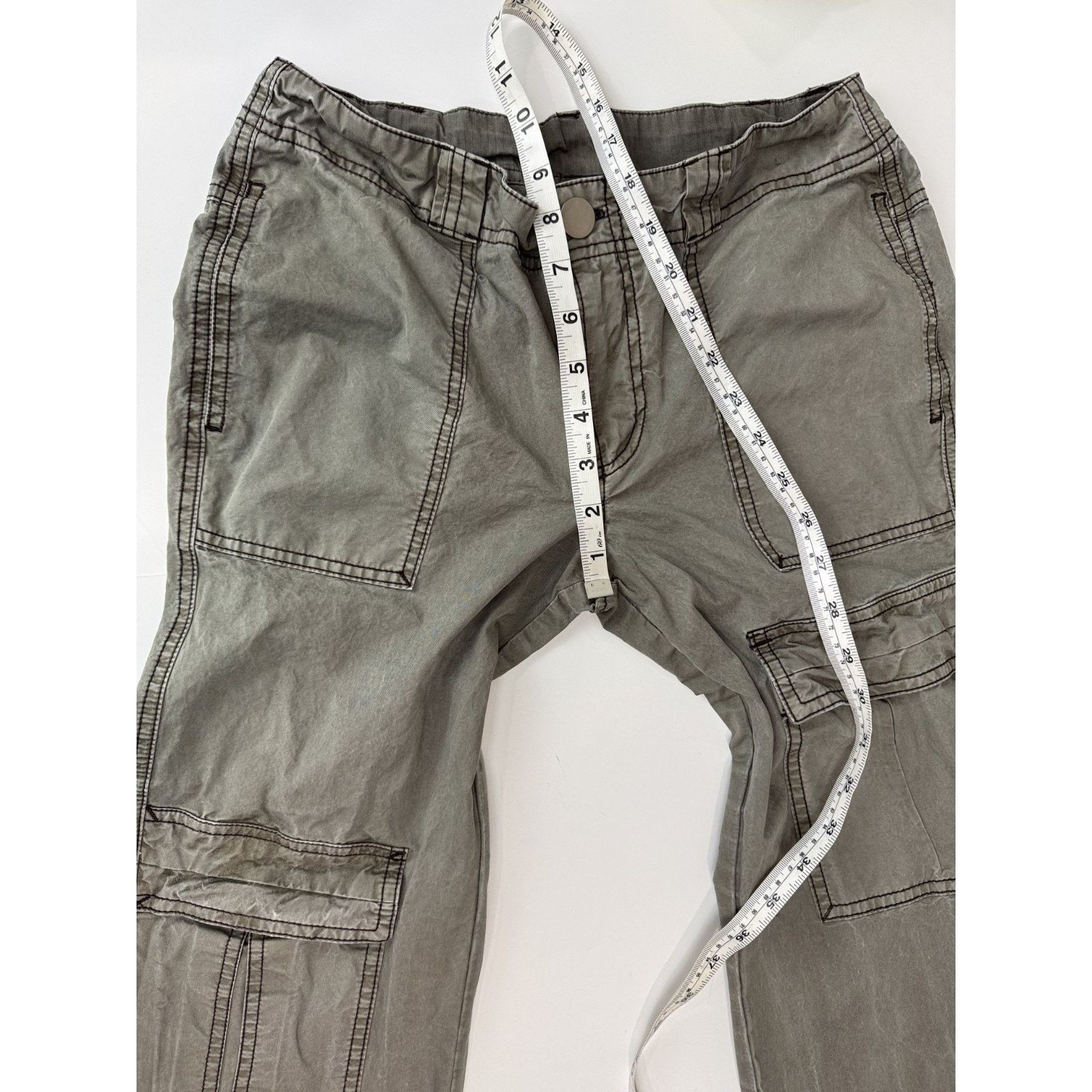 Free People Free People The Thing Is Low Rise Utility Cargo Pants Gray 0 Size 25" / US 0 / IT 36 - 5 Thumbnail