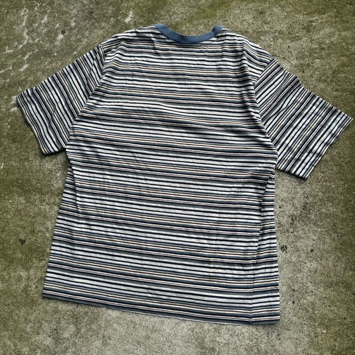 Vintage Thrashed Faded Distressed No Fear Striped Shirt ERD Grunge Size US L / EU 52-54 / 3 - 14 Thumbnail