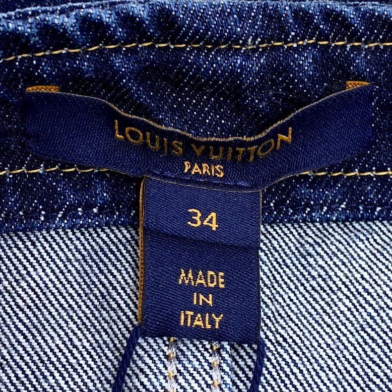Louis Vuitton Louis Vuitton 23 denim dresses with dark blue pockets and Size XXS / US 00 / IT 34 - 7 Thumbnail