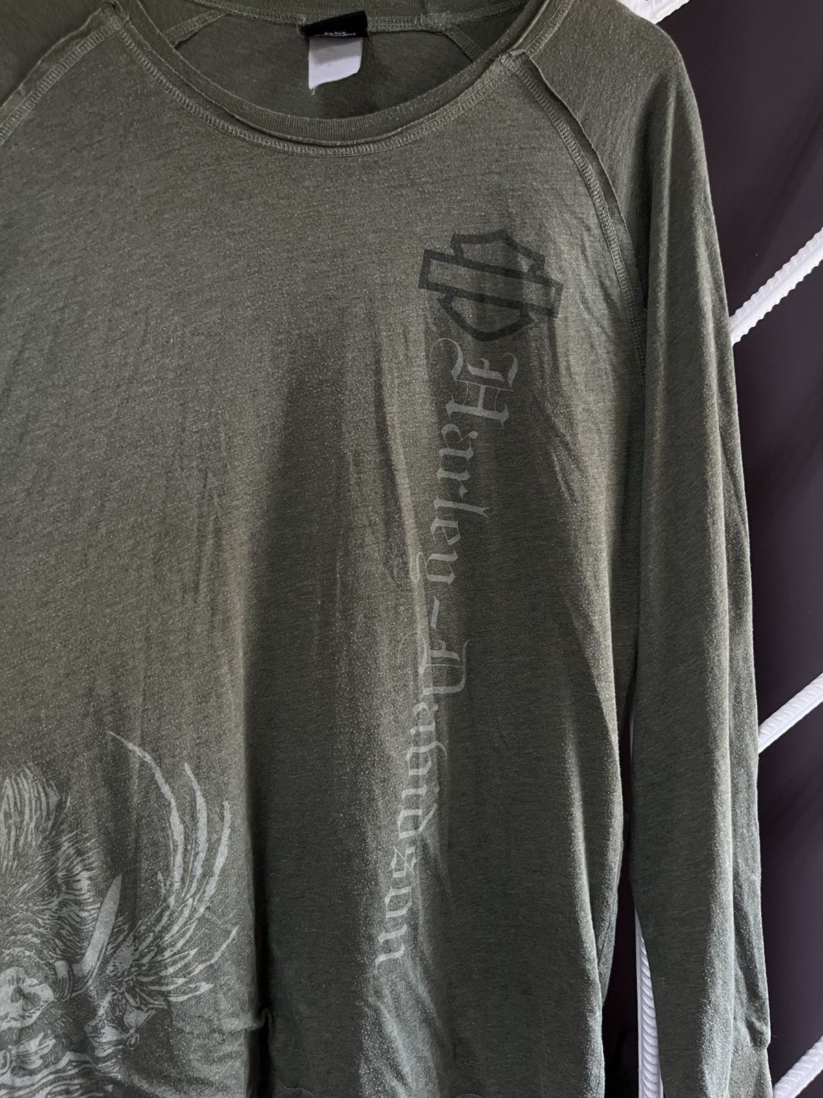 Harley Davidson Vintage Harley Davidson Big Logo 2007 Longsleeve Size US XL / EU 56 / 4 - 4 Thumbnail