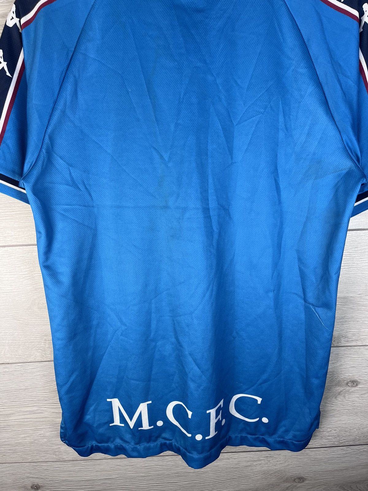 Kappa Vintage football T-shirt Kappa FC Manchester City size S Size US S / EU 44-46 / 1 - 15 Thumbnail