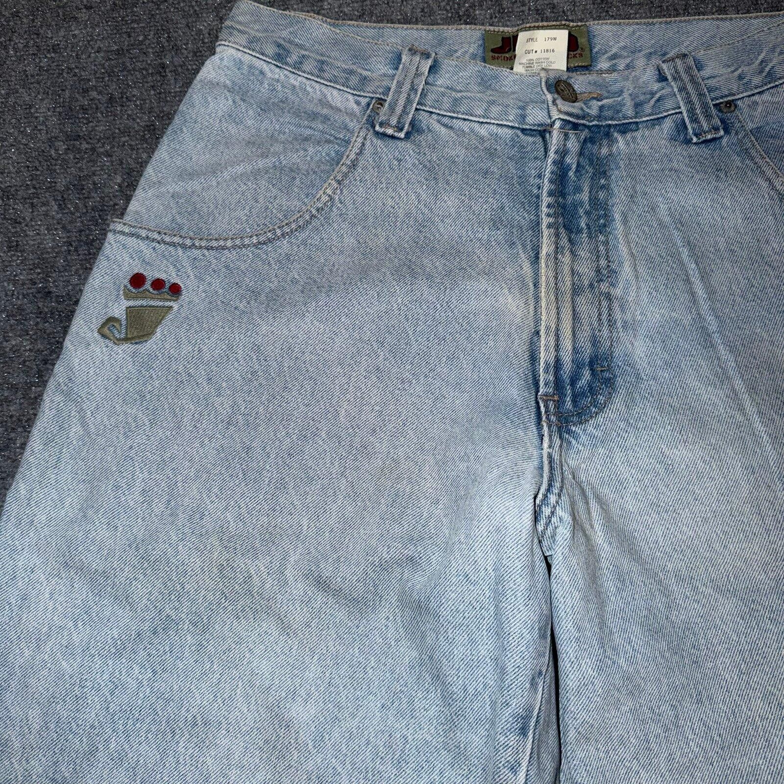 JNCO JNCO 179 Smoke Stacks Denim Jeans Mens 34x30 Vtg y2k 90s Size US 34 / EU 50 - 2 Thumbnail