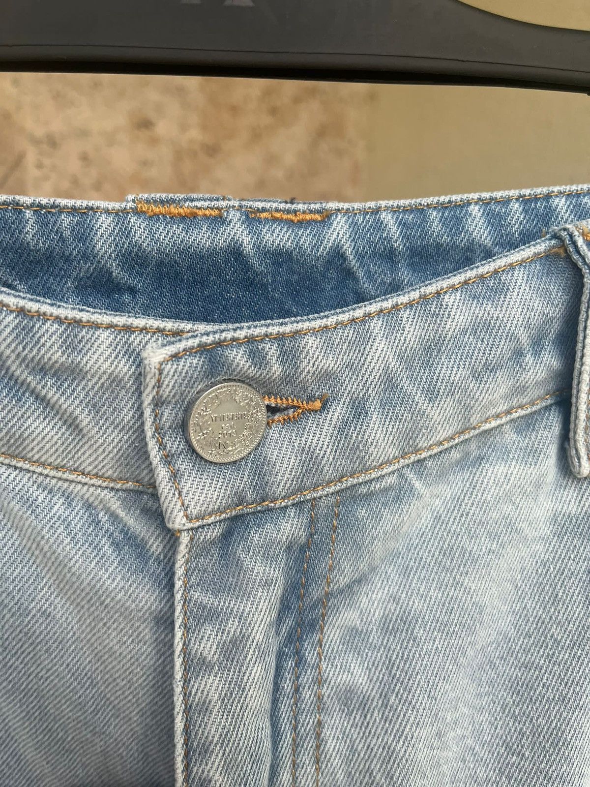 Vetements Triple Zip Baggy Jeans in Denim Light Blue Size US 30 / EU 46 - 14 Thumbnail
