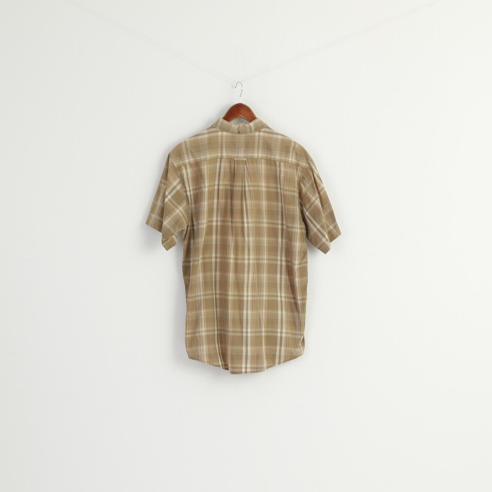 Vintage Mc Gordon Men L Casual Shirt Brown Check 8802 Size US L / EU 52-54 / 3 - 5 Thumbnail