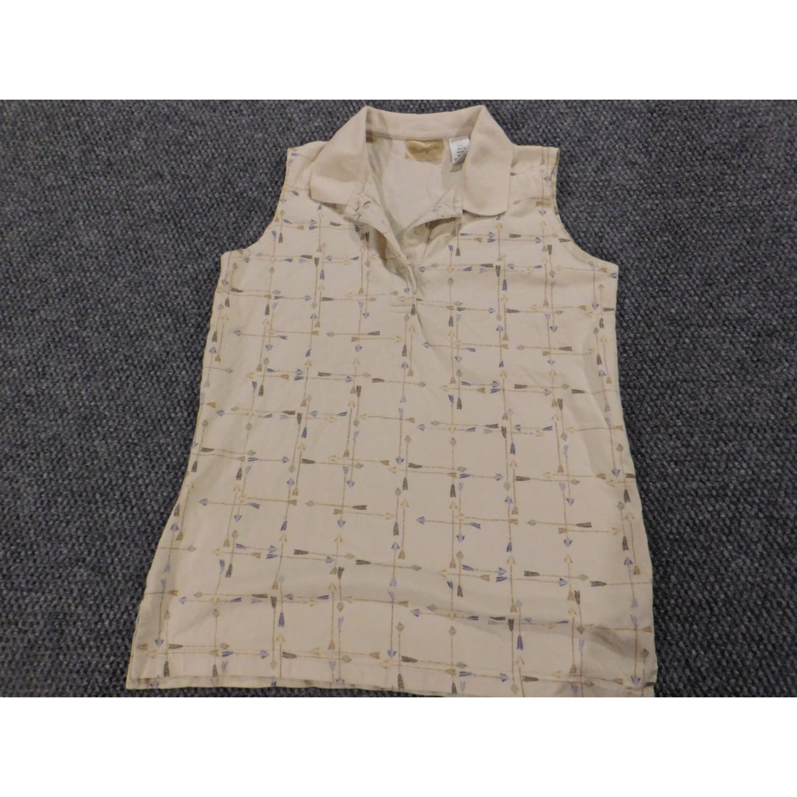 Wrangler Wrangler Blouse Womens S Beige Plaid Stretch Casual Western Button Long Sleeve Collared Pullover Cotton Polyester Rayon Vintage No Size S / US 4 / IT 40 - 2 Thumbnail