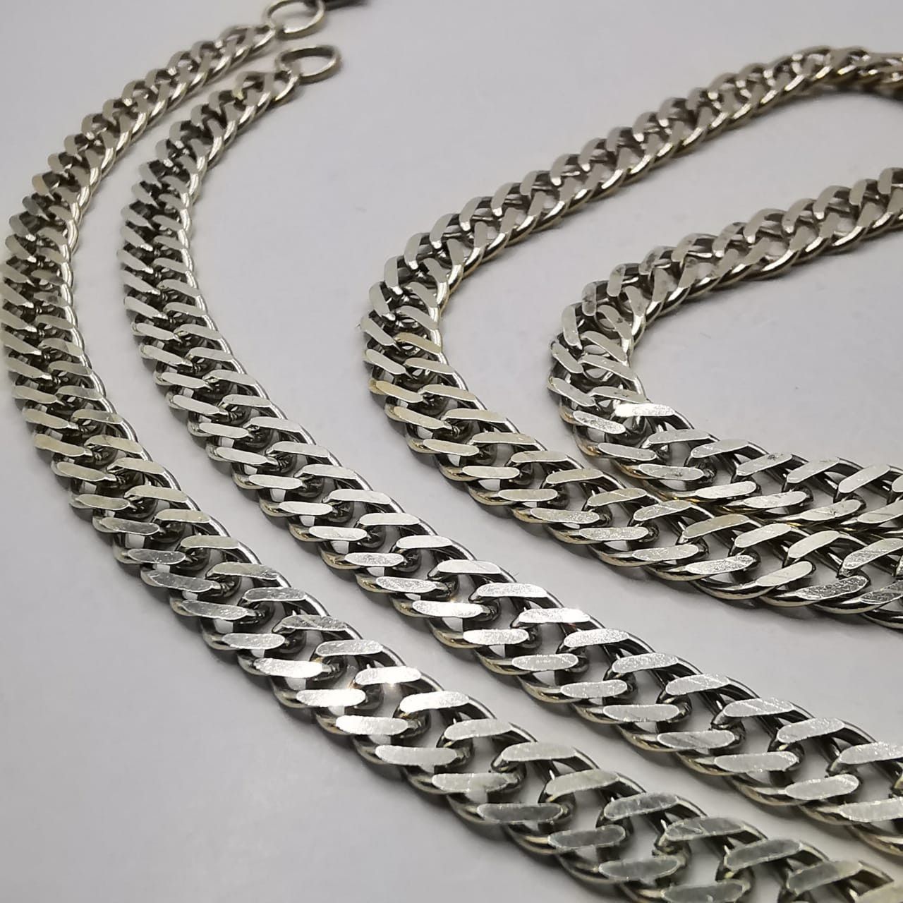 Sterling Silver Vintage Jewelry Chain, 925 Sterling Silver, Signed 20g Size ONE SIZE - 5 Thumbnail