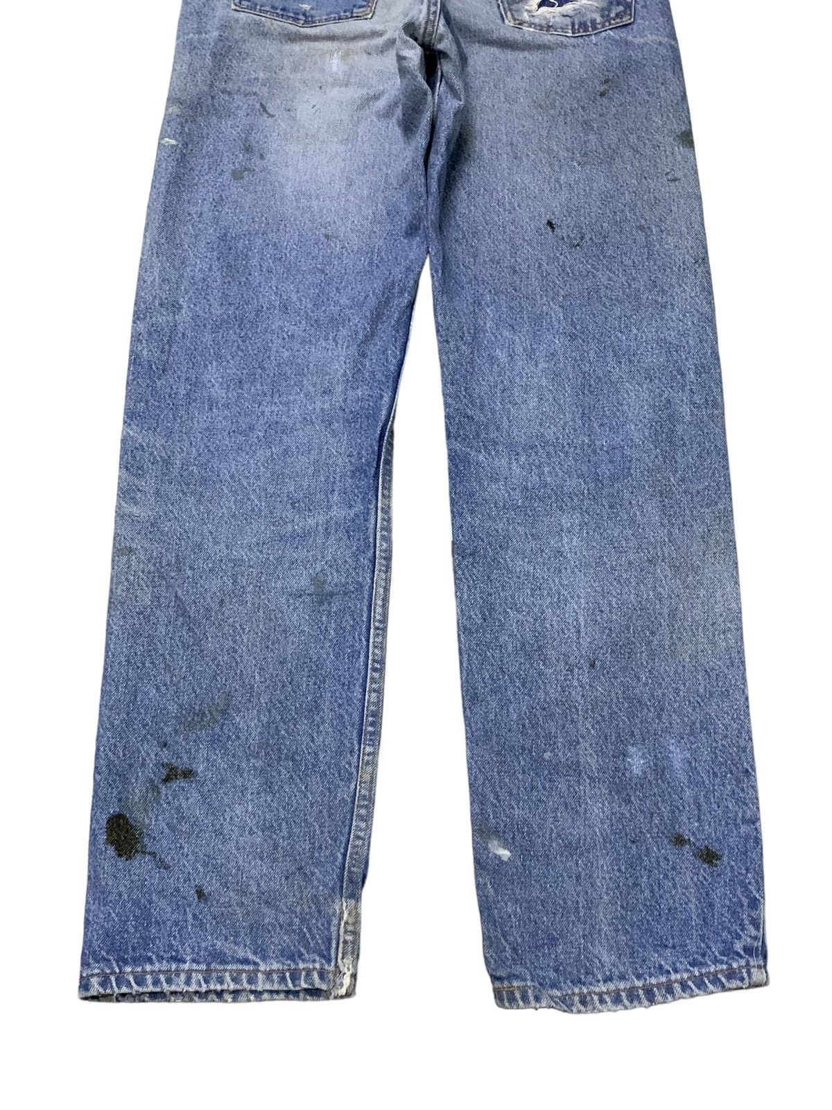 Levi's × Vintage Vintage Levis 505 Distressed Dirty Denim Pants Size US 34 / EU 50 - 10 Thumbnail