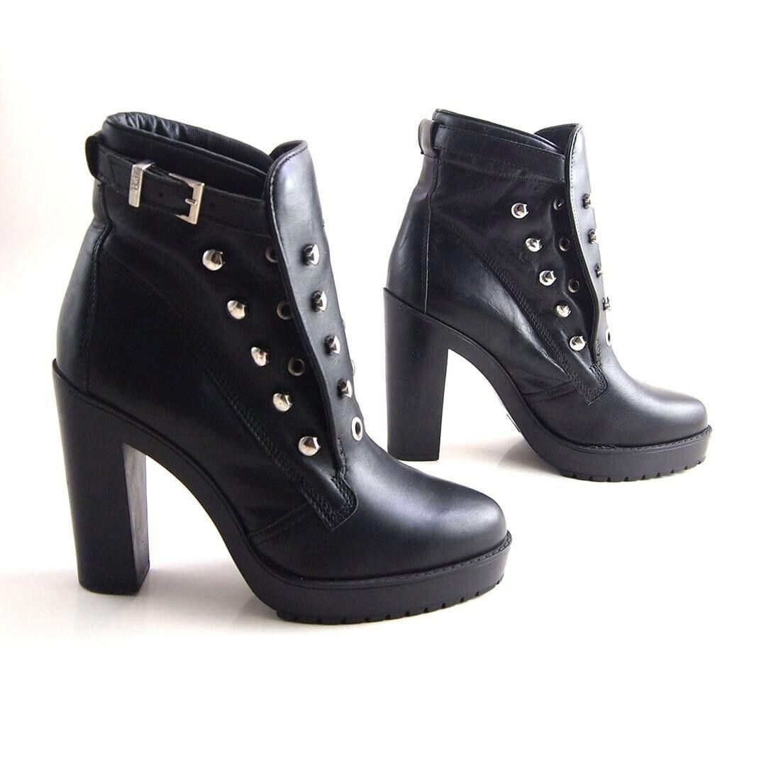 Diesel Diesel D Zana Boots High Heel Black Womens US 9 EU 39 Size US 9 / IT 39 - 4 Thumbnail
