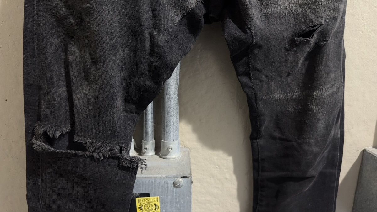 Dior Dior Homme reconstructed denim by Hedi Slimane Size US 30 / EU 46 - 2 Thumbnail