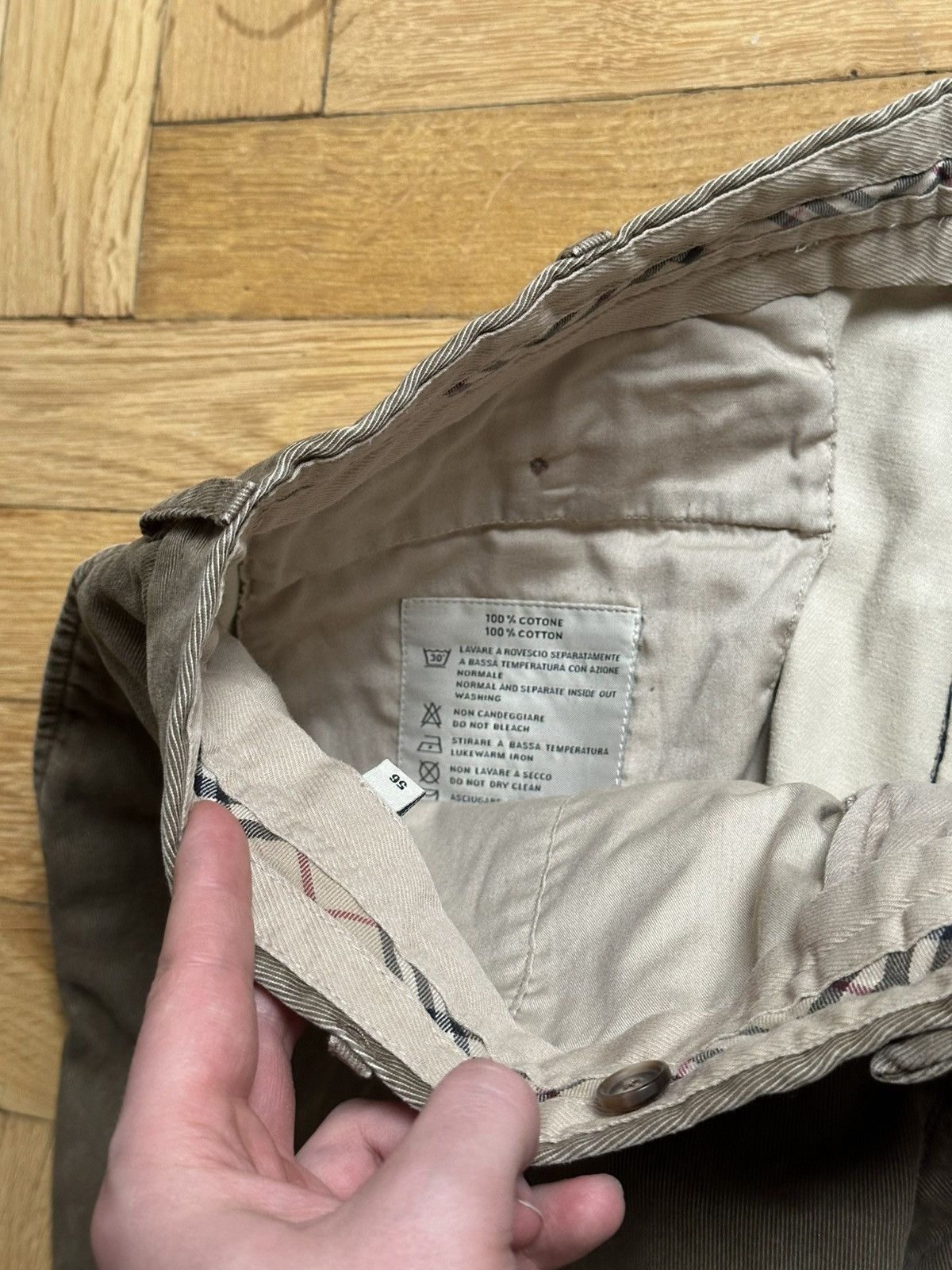 Burberry Burberry London Slim Fit Luxury 00s Rare Color Classic Pants Size US 36 / EU 52 - 5 Thumbnail