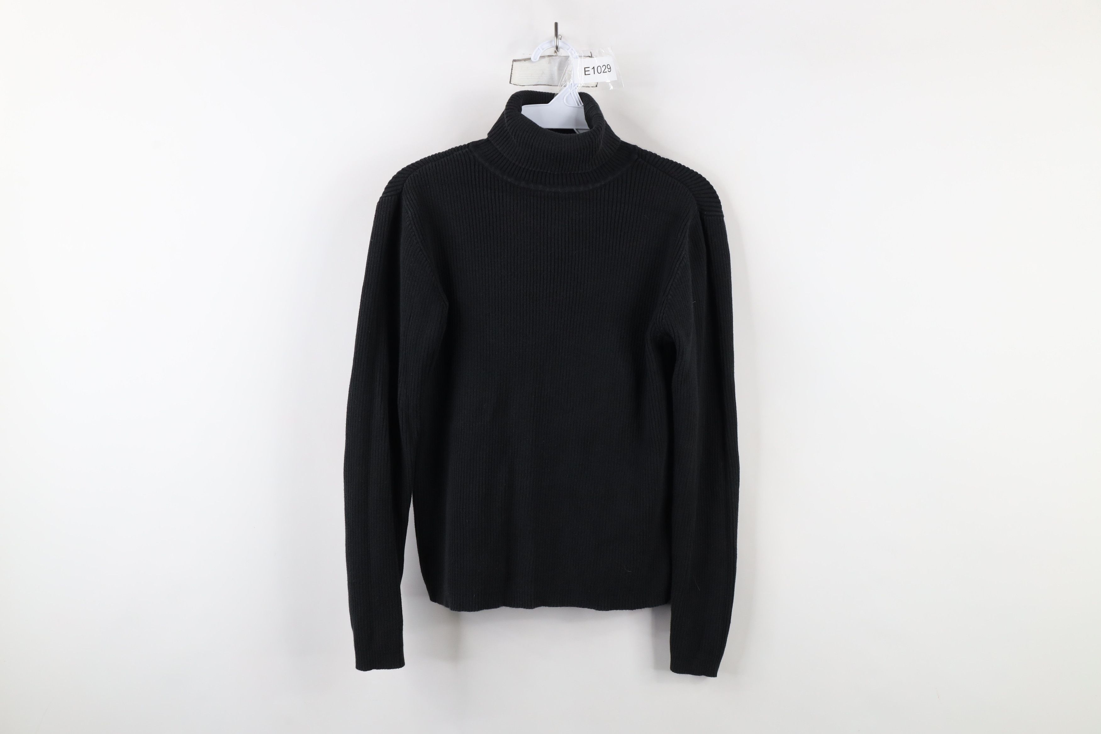 Gap × Vintage Vintage 90s Gap Blank Stretch Ribbed Knit Turtleneck Sweater Size M / US 6-8 / IT 42-44 - 1 Thumbnail