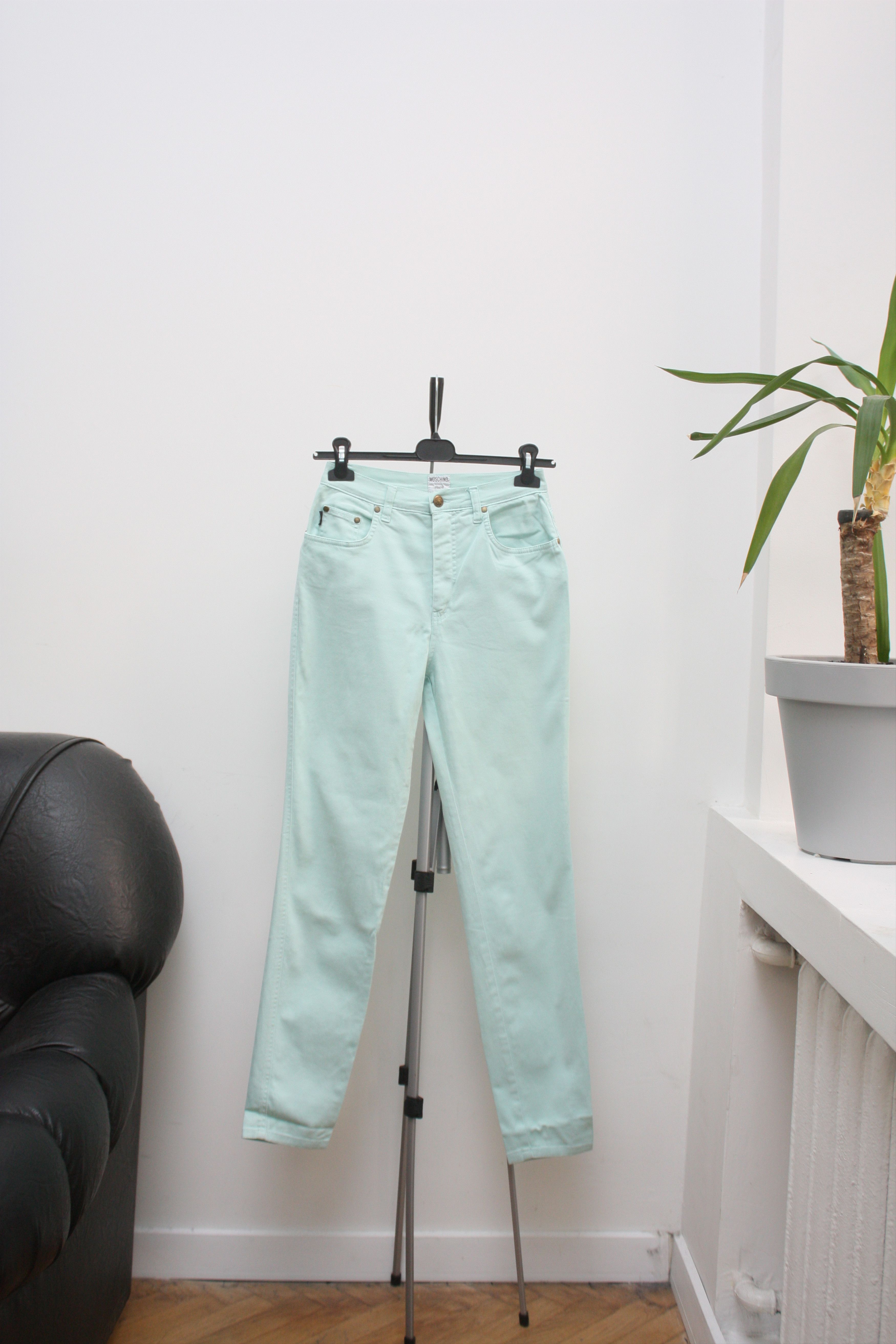 Moschino Moschino Jeans Vintage Turquoise Trousers 29 Made In Italy Size 28" / US 6 / IT 42 - 3 Thumbnail