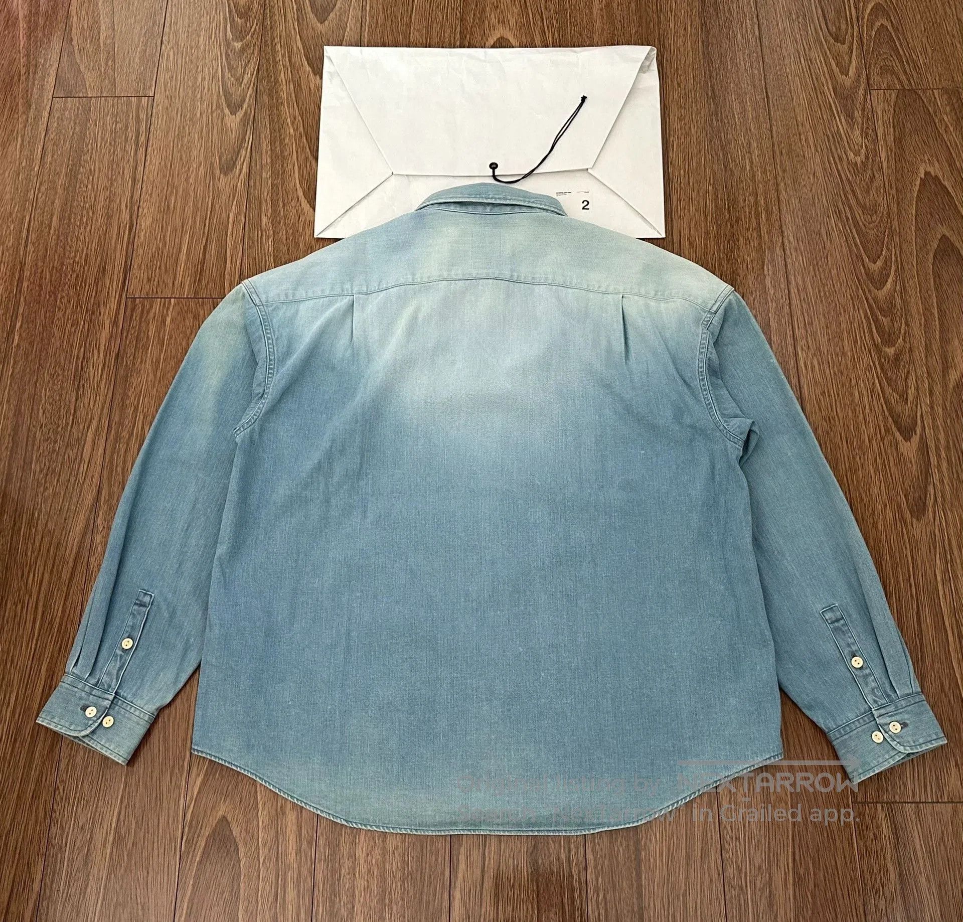 Visvim visvim denim shirt with faded detail. Size US M / EU 48-50 / 2 - 2 Thumbnail