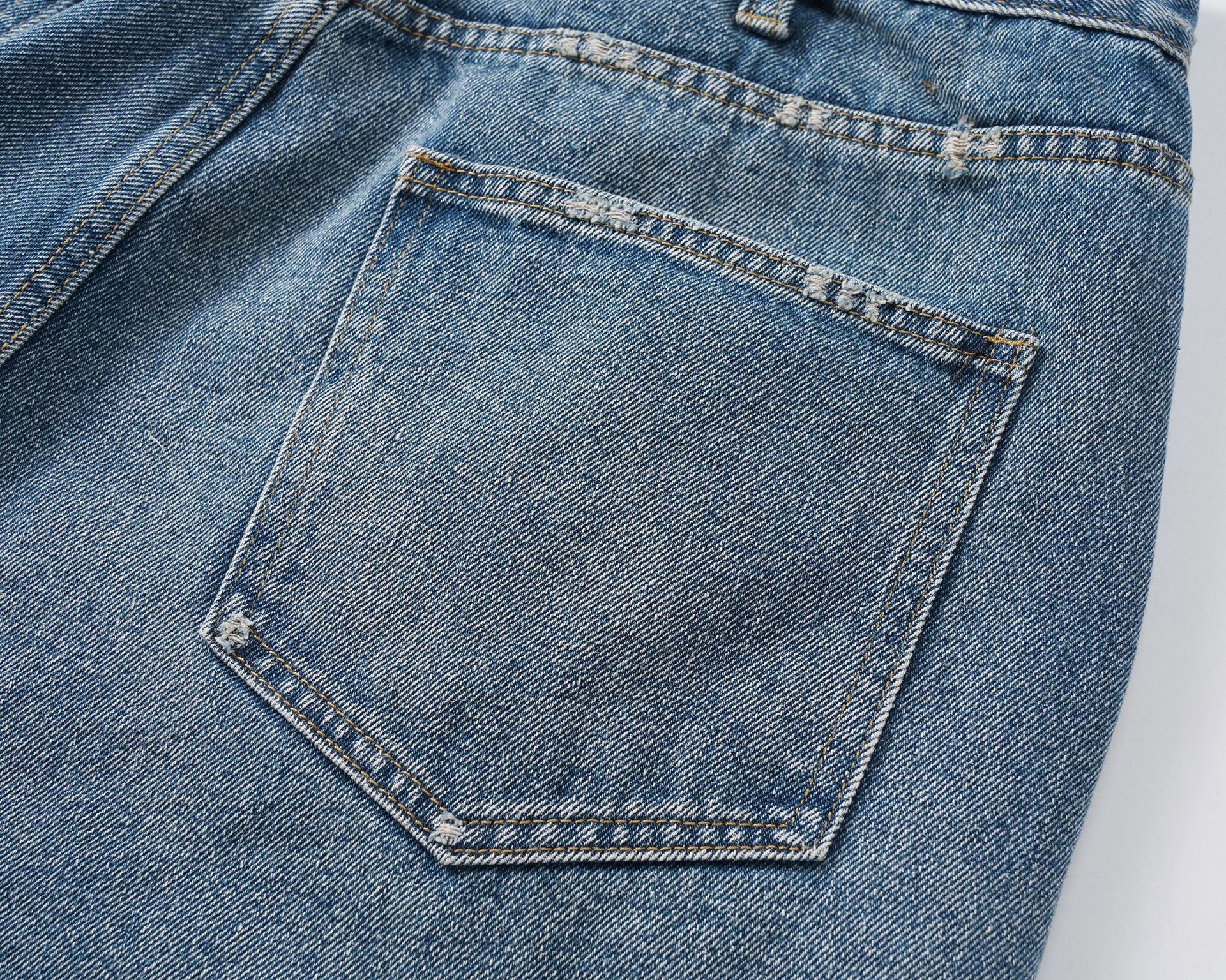 Japanese Brand × Jean High street washed whisker hole denim shorts y2k Size US 32 / EU 48 - 5 Thumbnail