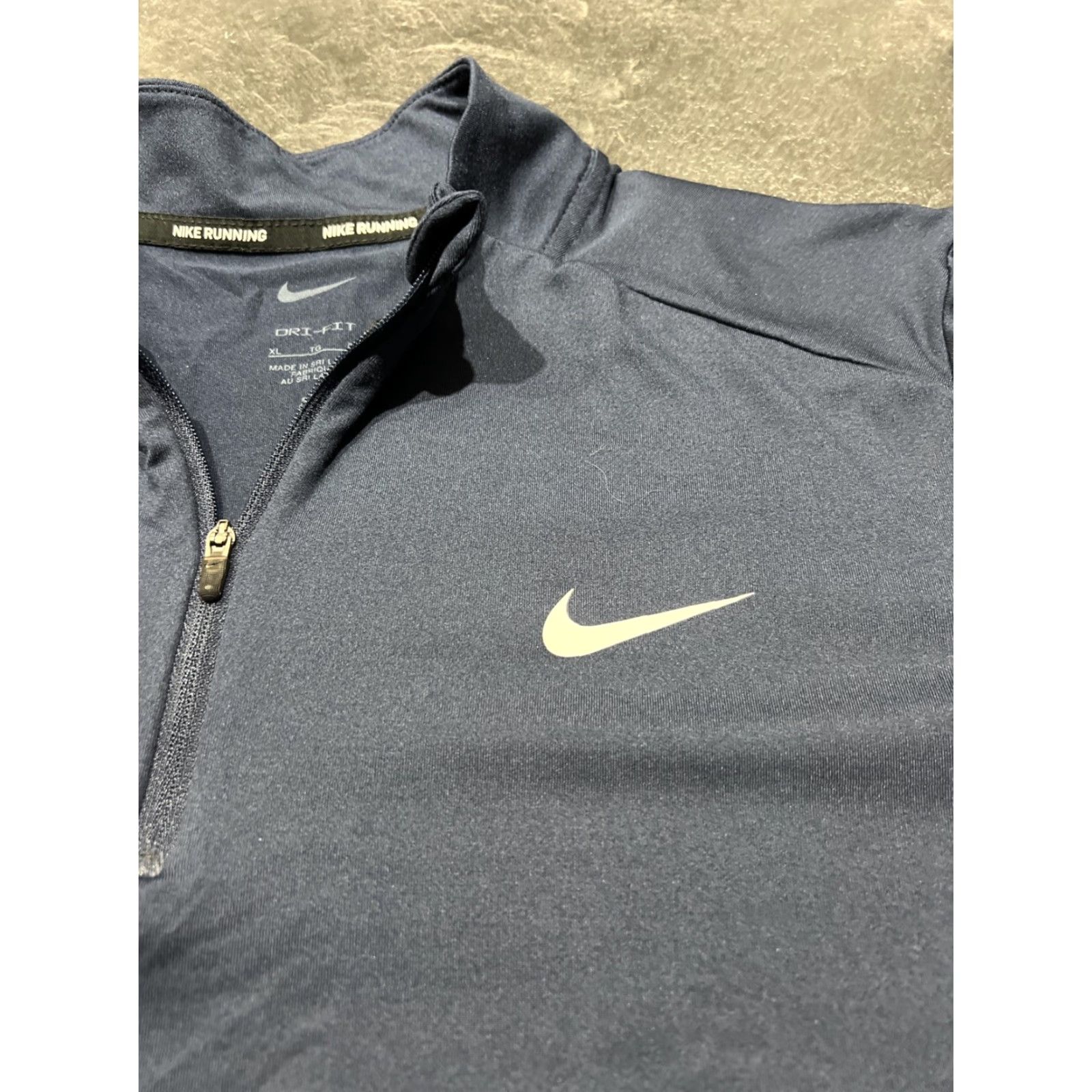 Nike Nike Dri-FIT Running Jacket 1/4 Zip XL Men’s Navy Blue Athletic Top Size US XL / EU 56 / 4 - 2 Thumbnail
