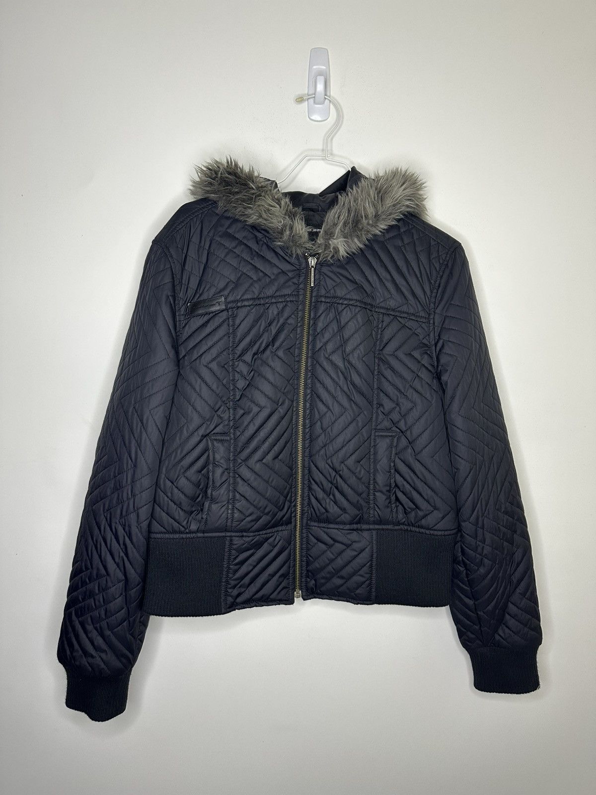 Calvin Klein CALVIN KLEIN PUFFER FUR HOODIE Size S / US 4 / IT 40 - 1 Thumbnail