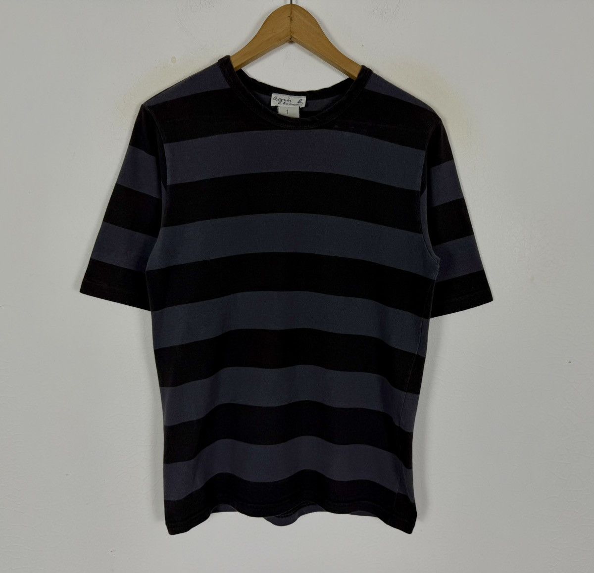 agnes b. Agnes B homme paris stripe shirt Size US S / EU 44-46 / 1 - 2 Thumbnail