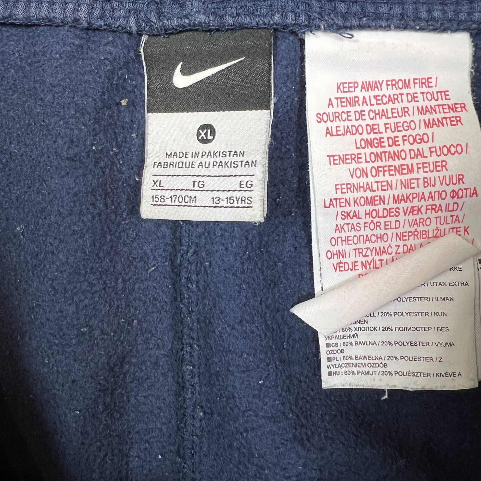 Nike × Vintage Nike Sportswear Sweatpants XL Swoosh Athletic Relaxed Jogger Size US 34 / EU 50 - 8 Thumbnail