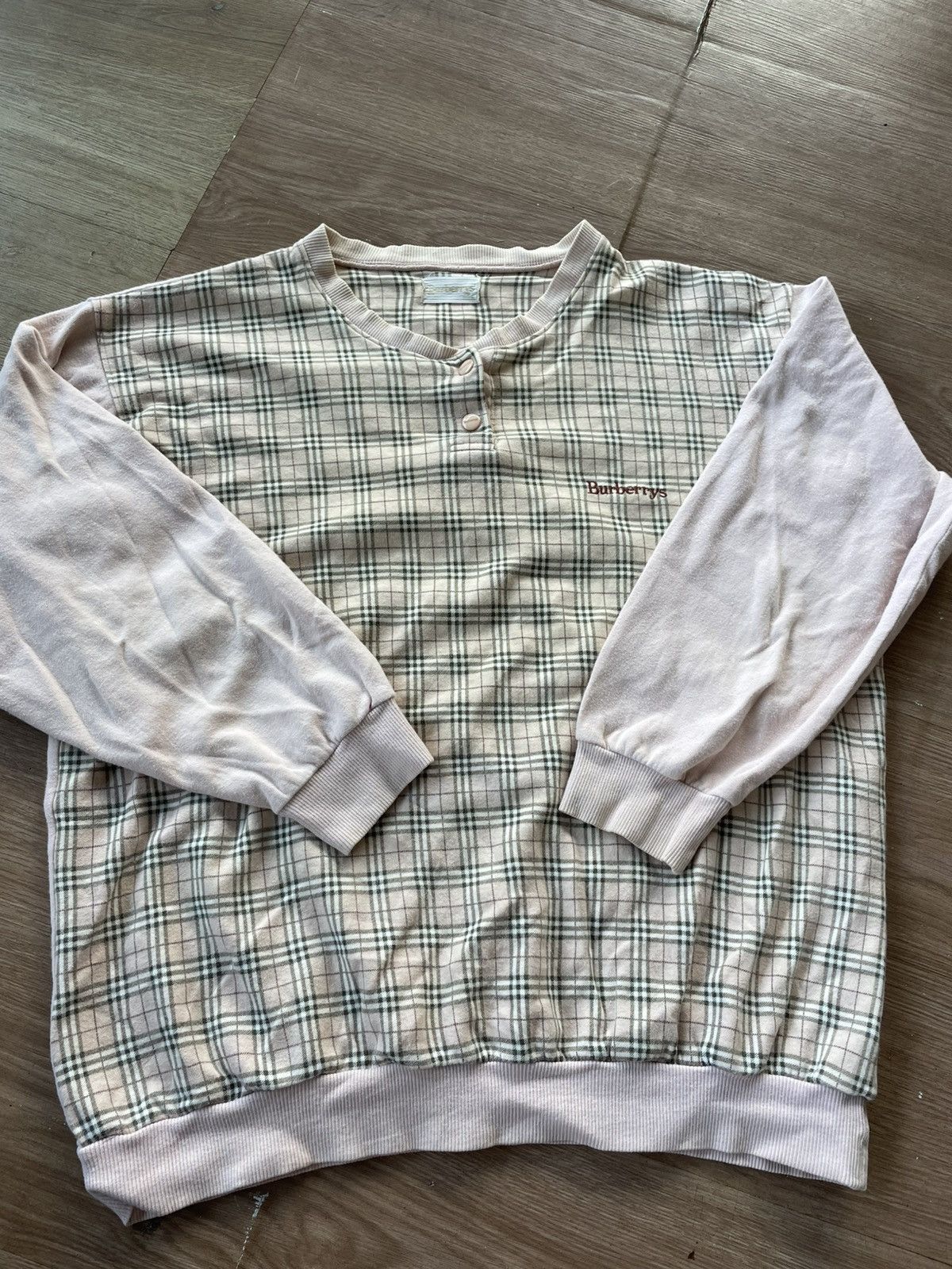 Burberry Vintage burberrys london nova check sweatshirt Size US M / EU 48-50 / 2 - 1 Thumbnail