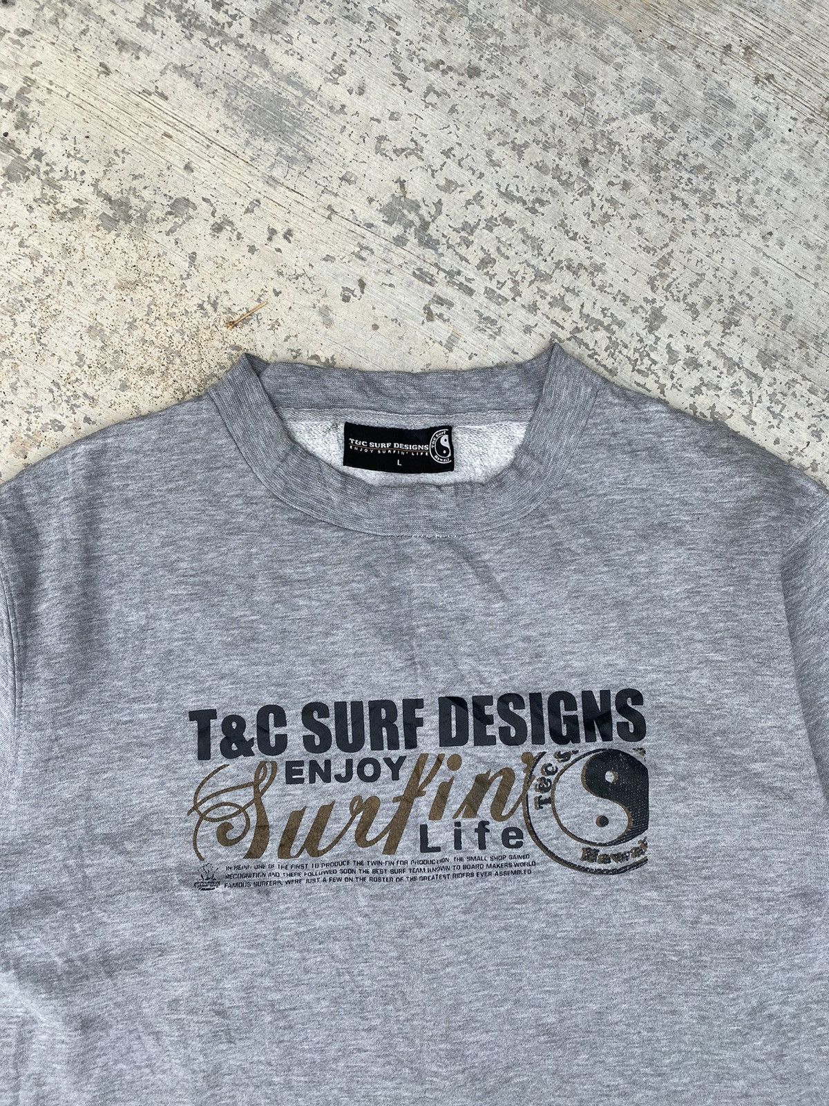 Other T&C surf spellout sweatshirt Size US L / EU 52-54 / 3 - 3 Thumbnail
