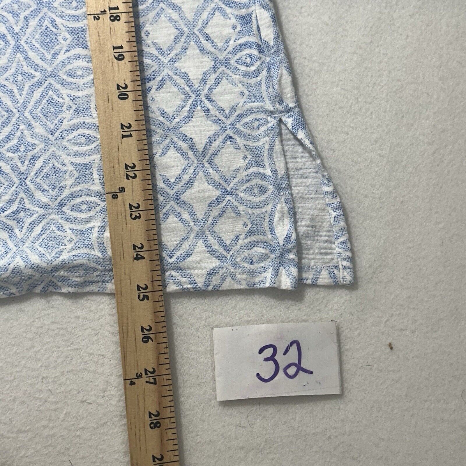 Chicos Chico’s Medium Short Sleeve T Shirt V Neck Top Light Blue Size M / US 6-8 / IT 42-44 - 10 Thumbnail