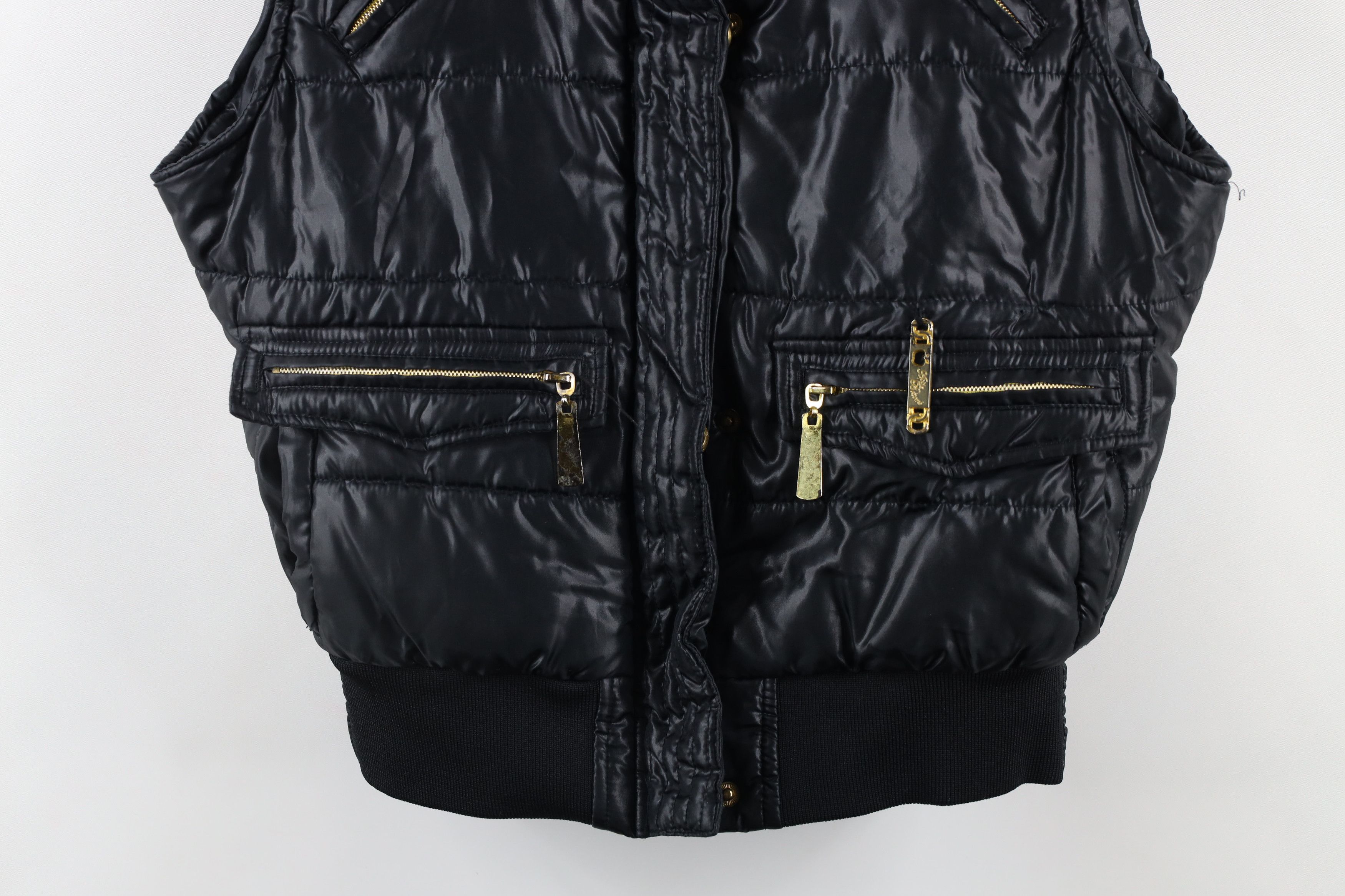 Vintage Vintage Y2K Apple Bottoms Jeans Hooded Puffer Vest Jacket Size M / US 6-8 / IT 42-44 - 3 Thumbnail
