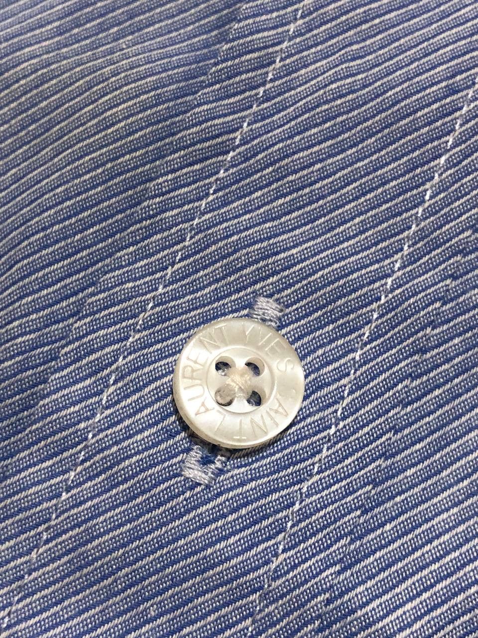 Yves Saint Laurent Yves Saint Laurent Classic Logo Button Up Cotton Shirt men’s Size US L / EU 52-54 / 3 - 4 Thumbnail