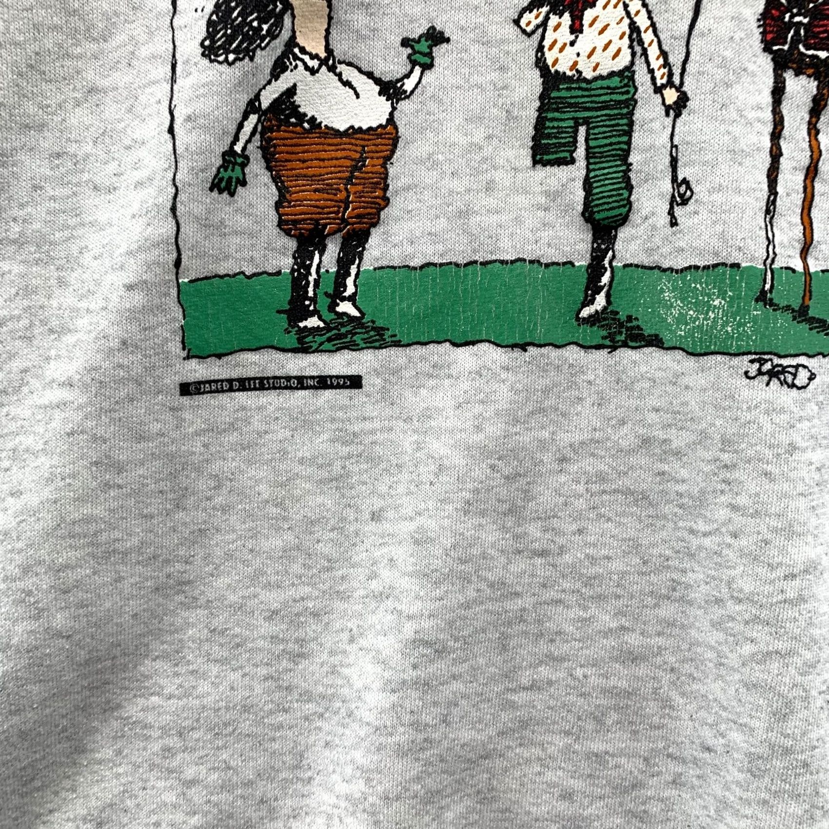 Lee VINTAGE Nike Shirt Mens XL Gray 90s Funny Horse Arm And Leg Joke Crewneck Sweatshirt Fleece USA Size US XL / EU 56 / 4 - 7 Thumbnail