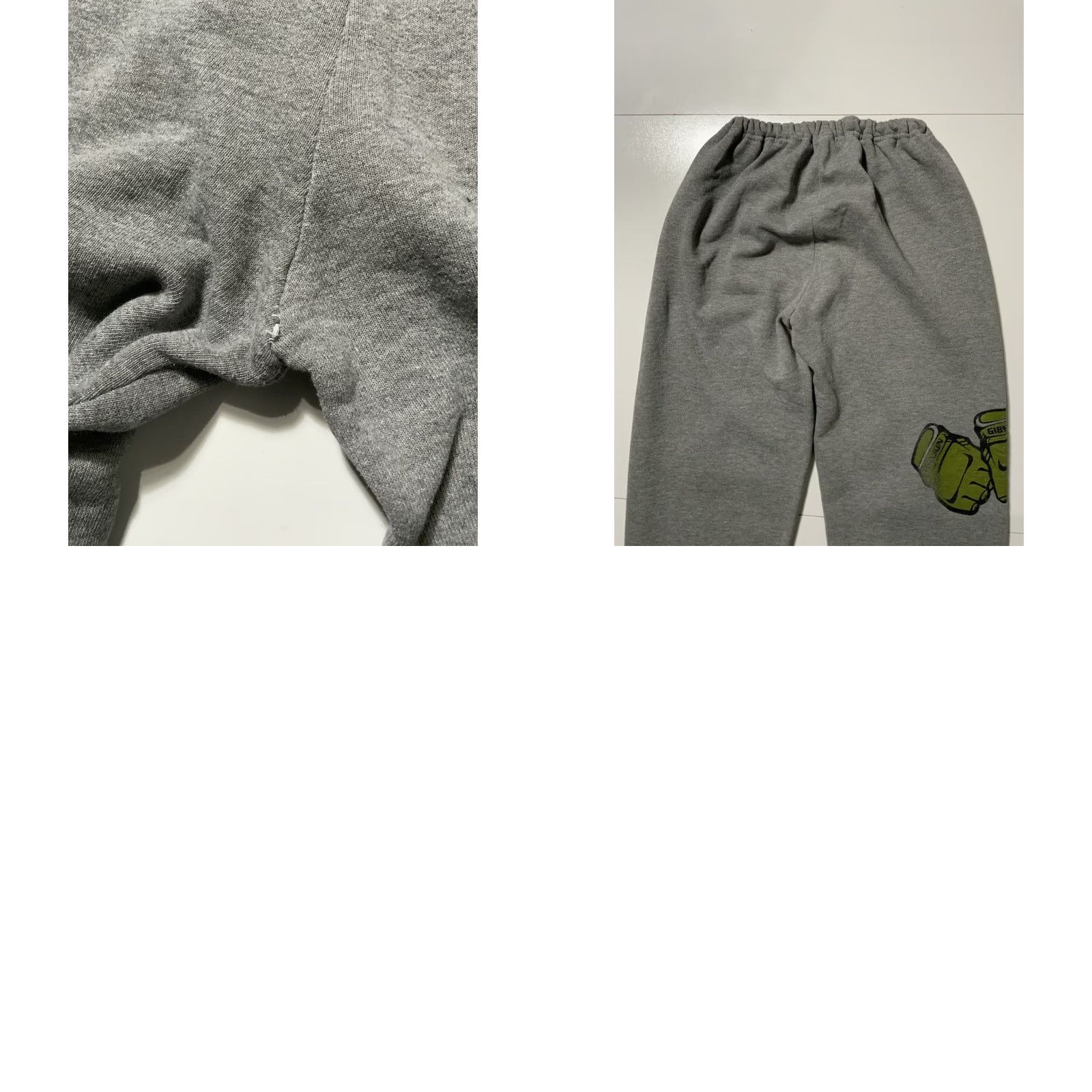 Russell Athletic VINTAGE Russell Athletic Lance Gibson MMA Grenade Tank Kickboxing Jogger Sweatpants Sz.L Gray Mens Sweatpants Size US 33 - 8 Thumbnail