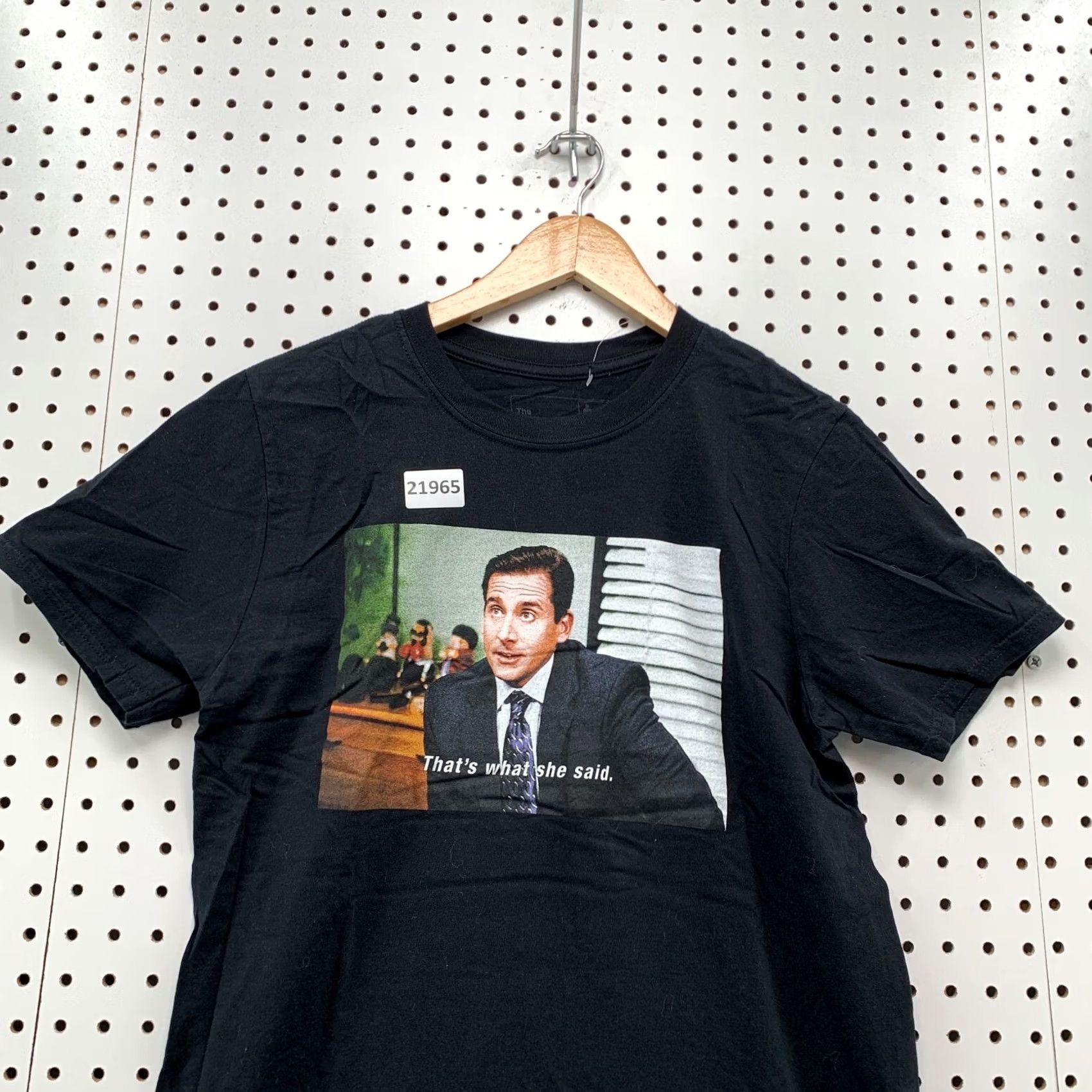 Vintage The OFFICE Shirt Black That’s What She Said Adult Medium 19x28.5 Funny TV TEE Size US M / EU 48-50 / 2 - 2 Thumbnail