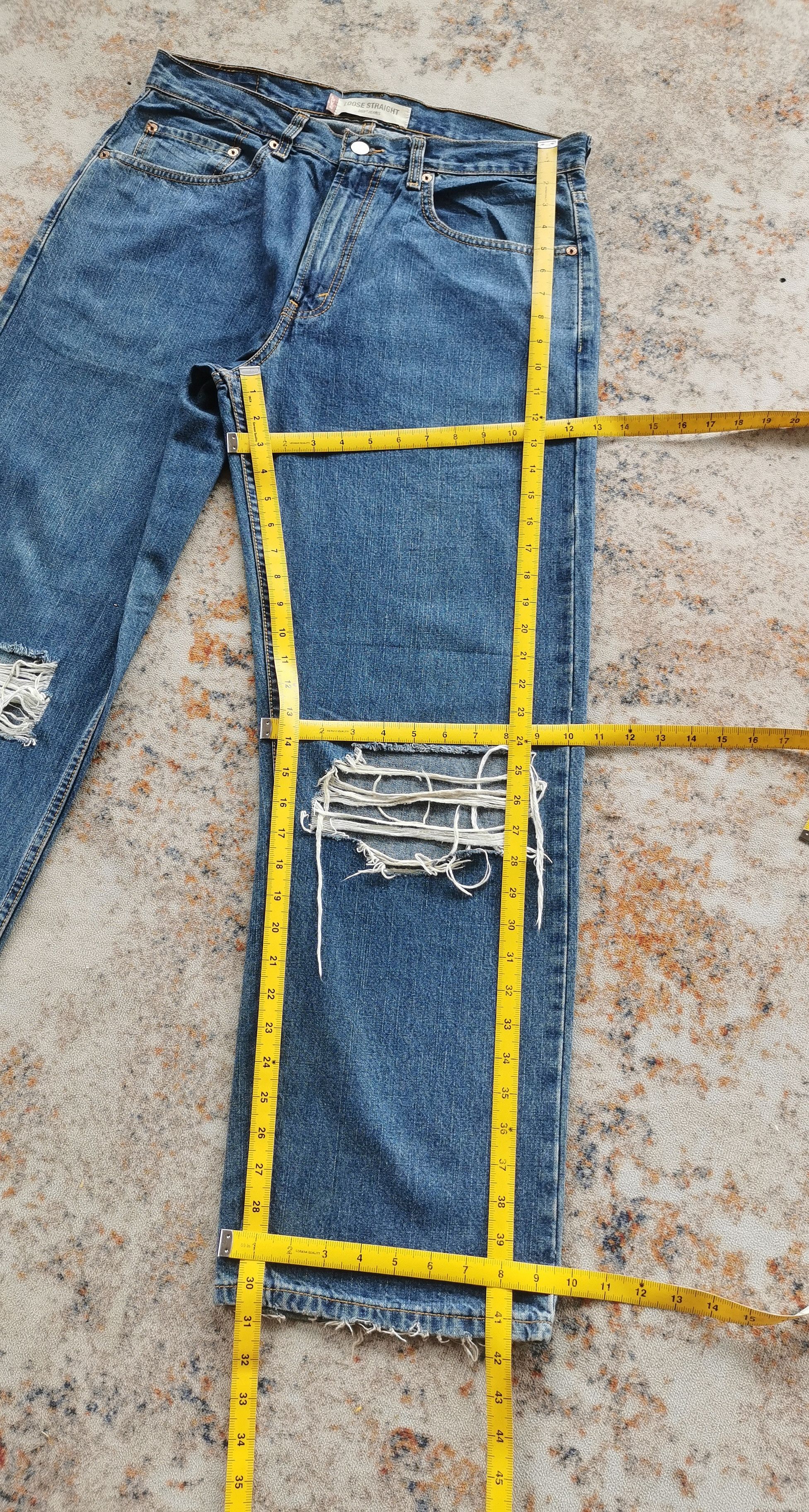 Levi's Vintage Levis Loose Straight 569 Jeans Size US 34 / EU 50 - 6 Thumbnail