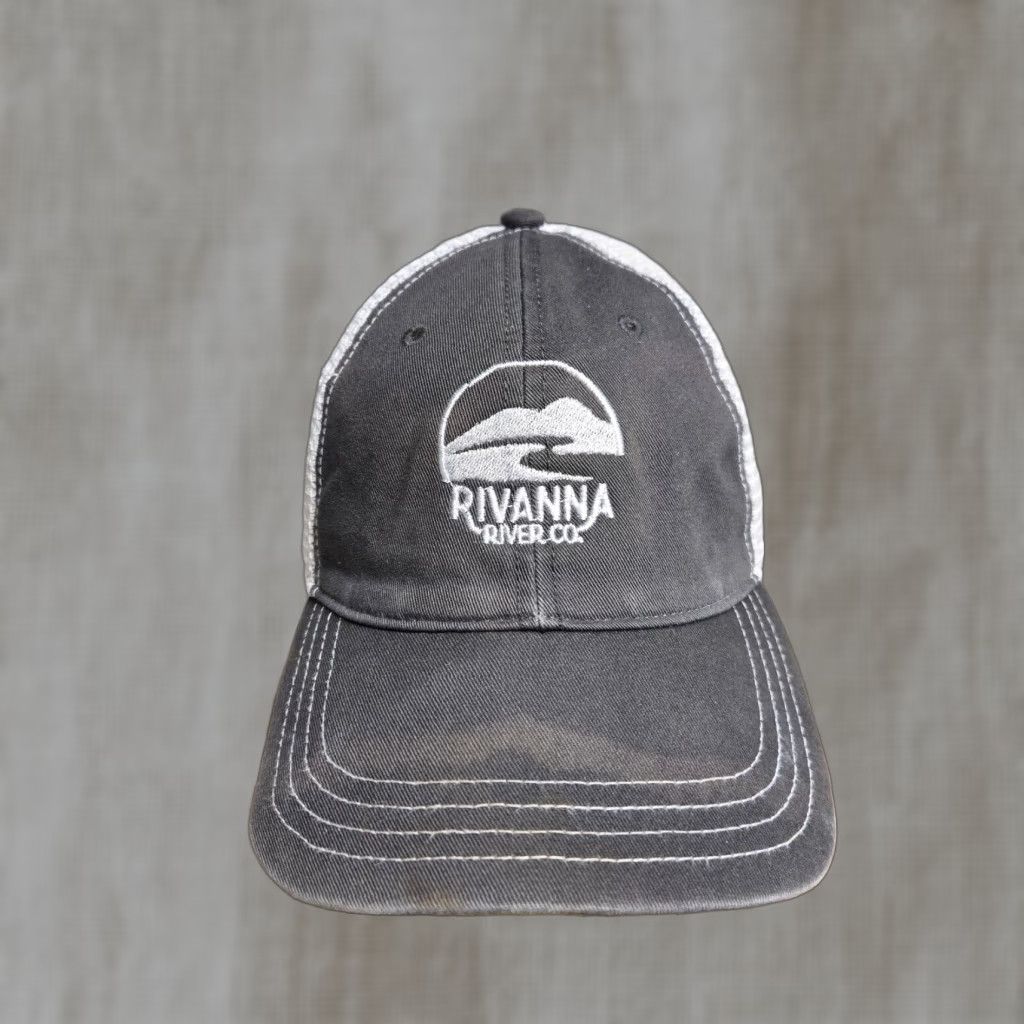CO VINTAGE Rivanna River Co Baseball Cap Hat Mens Adjustable Cotton Canvas Gray Embroidered Outdoor Casual Size ONE SIZE - 1 Thumbnail