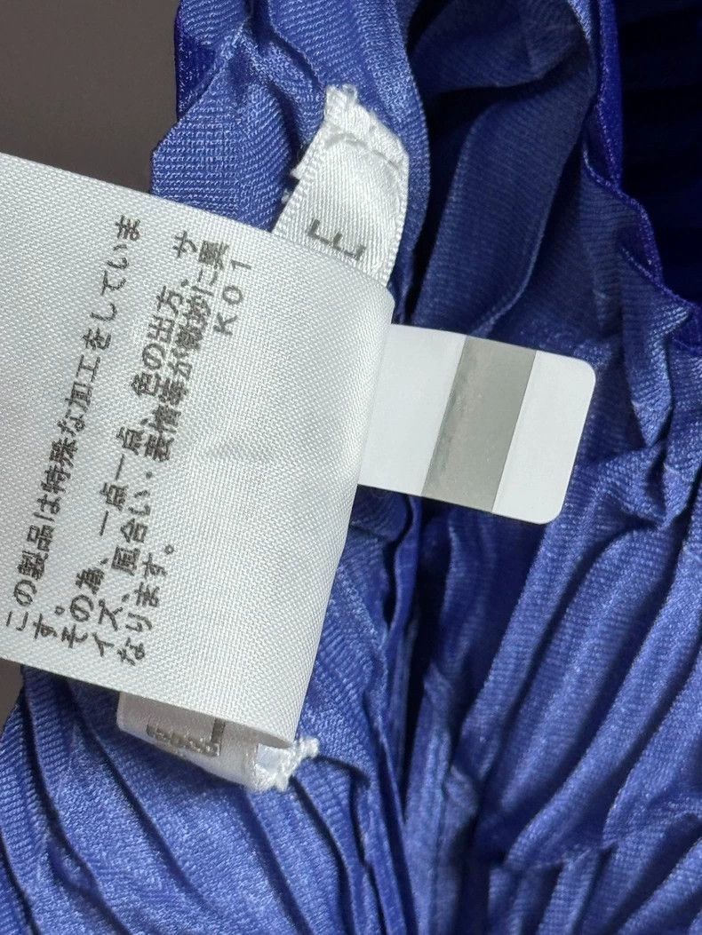 Other Issey Miyake size:3 Blue twill pleated skirt Size 22" - 4 Thumbnail