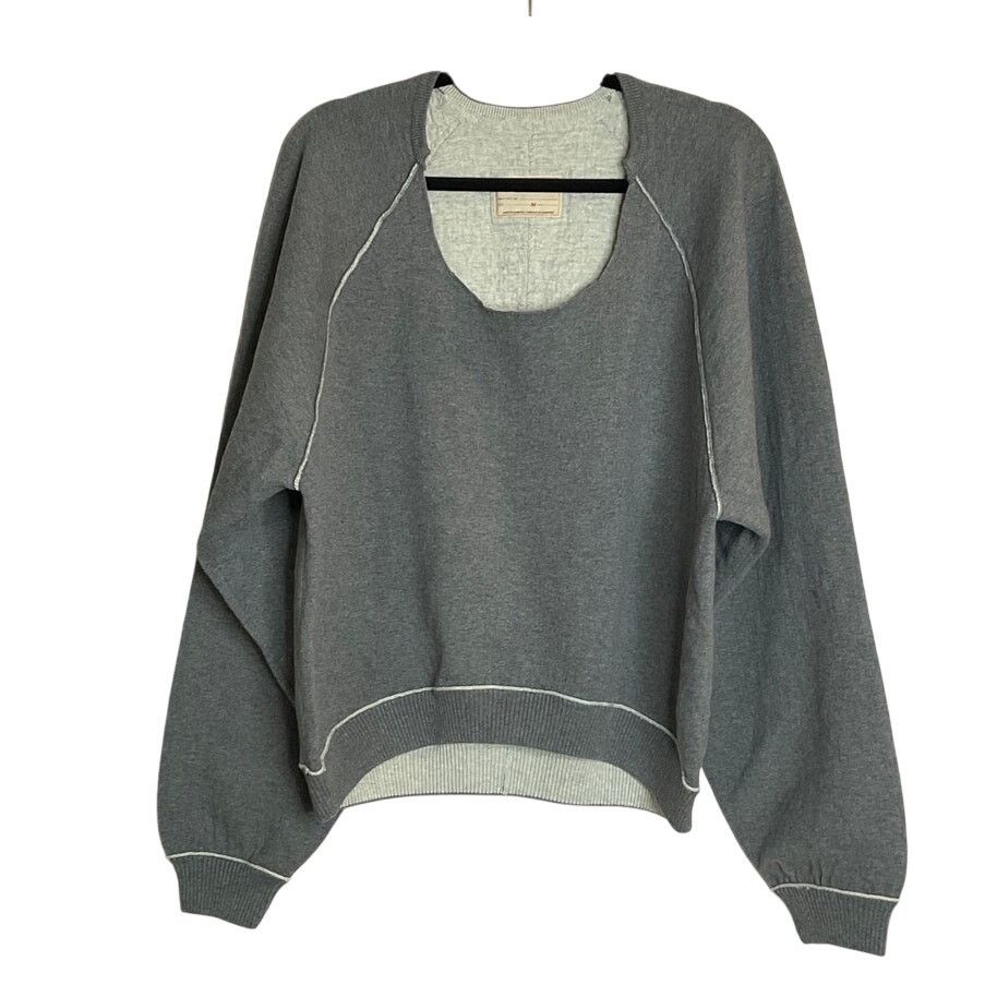 Free People Free People We The Free Midnight Grey Pullover Women's Sz M Size M / US 6-8 / IT 42-44 - 2 Thumbnail