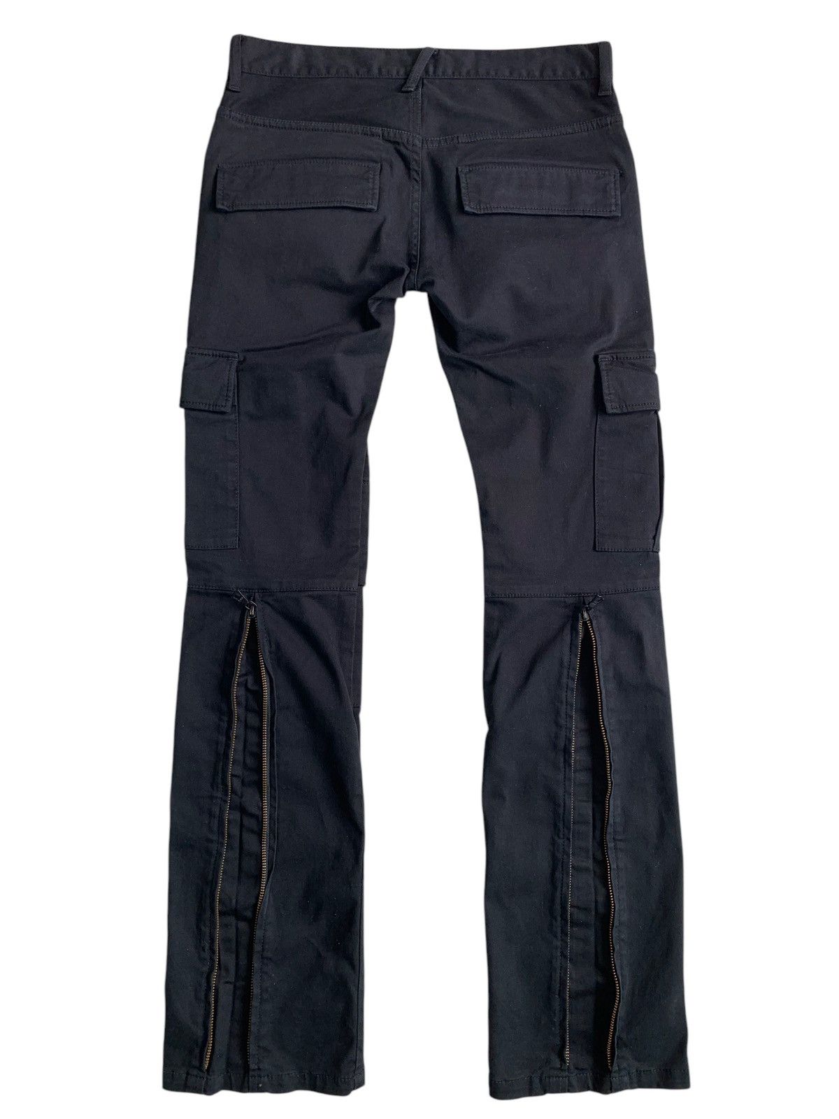 Japanese Brand No Id Multipocket Black Skinny Punk Pants Size US 30 / EU 46 - 5 Thumbnail